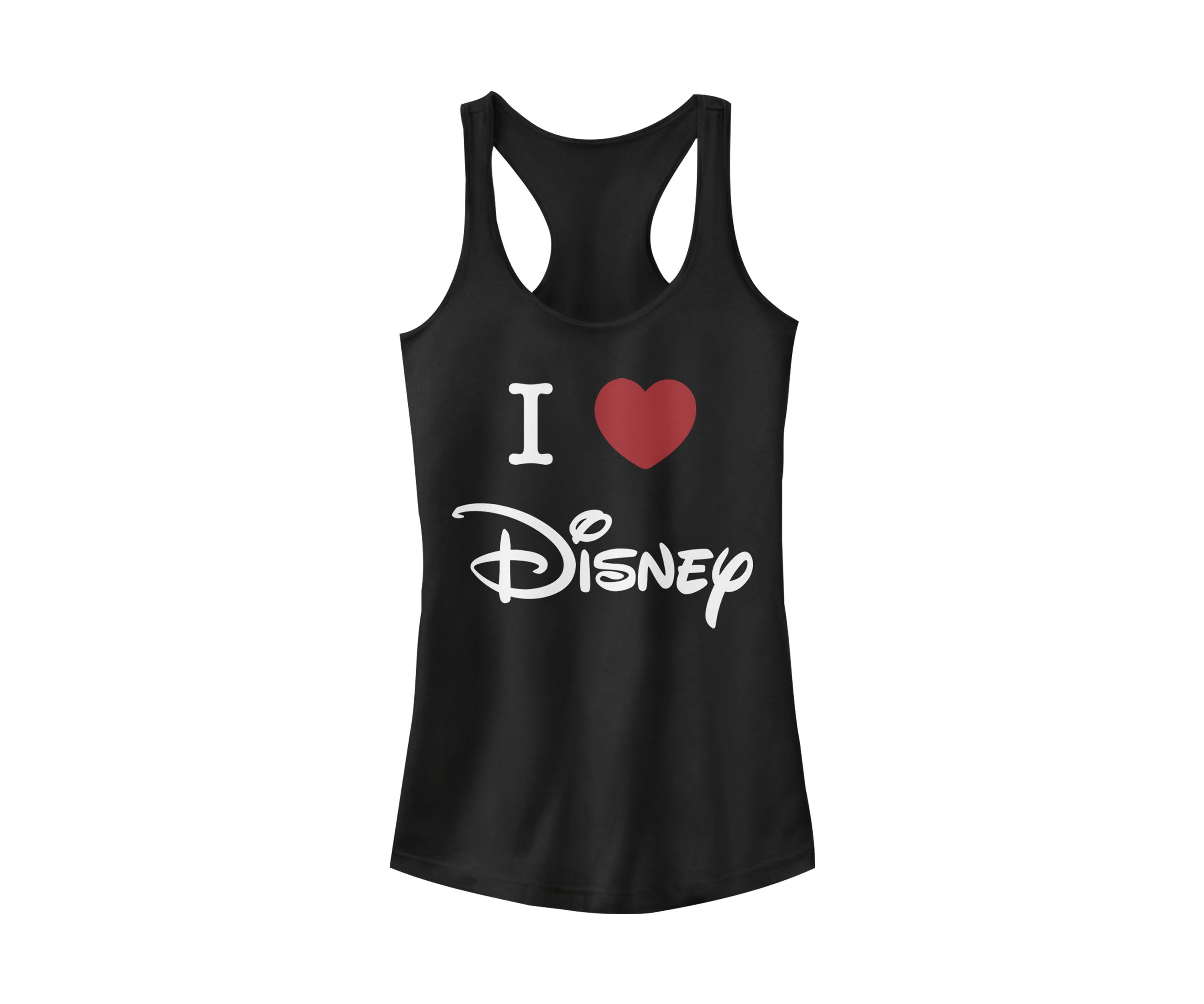 Juniors Licensed Disney I Heart Disney Tank Top