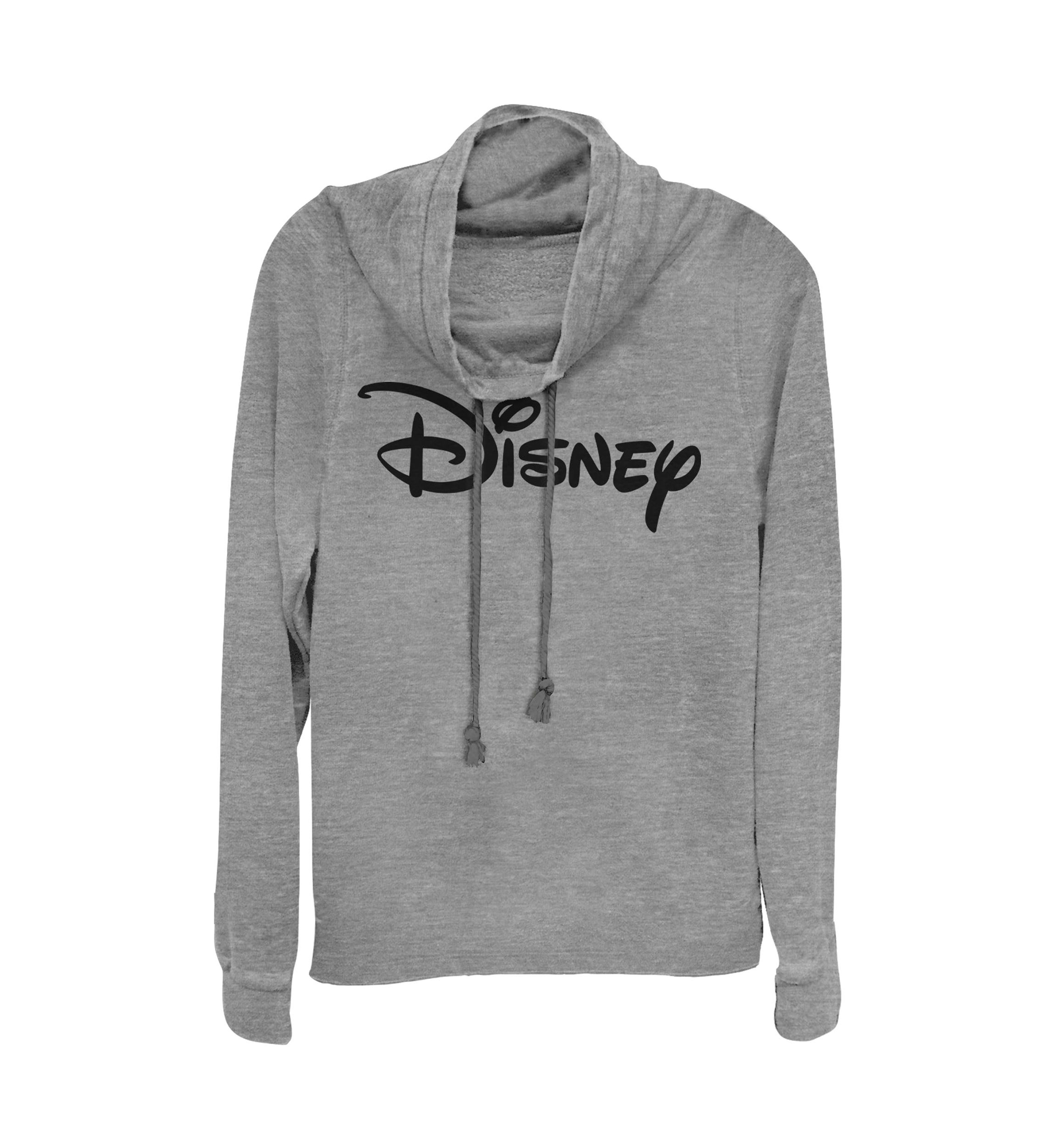 Juniors Licensed Disney Basic Disney Logo Pullover Top