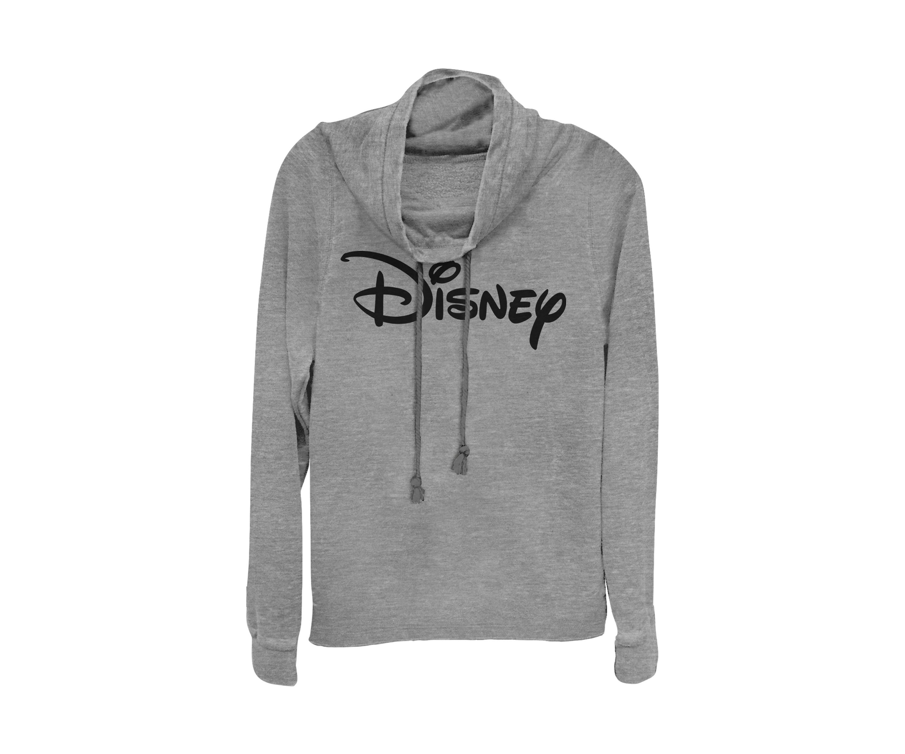 Juniors Licensed Disney Basic Disney Logo Pullover Top