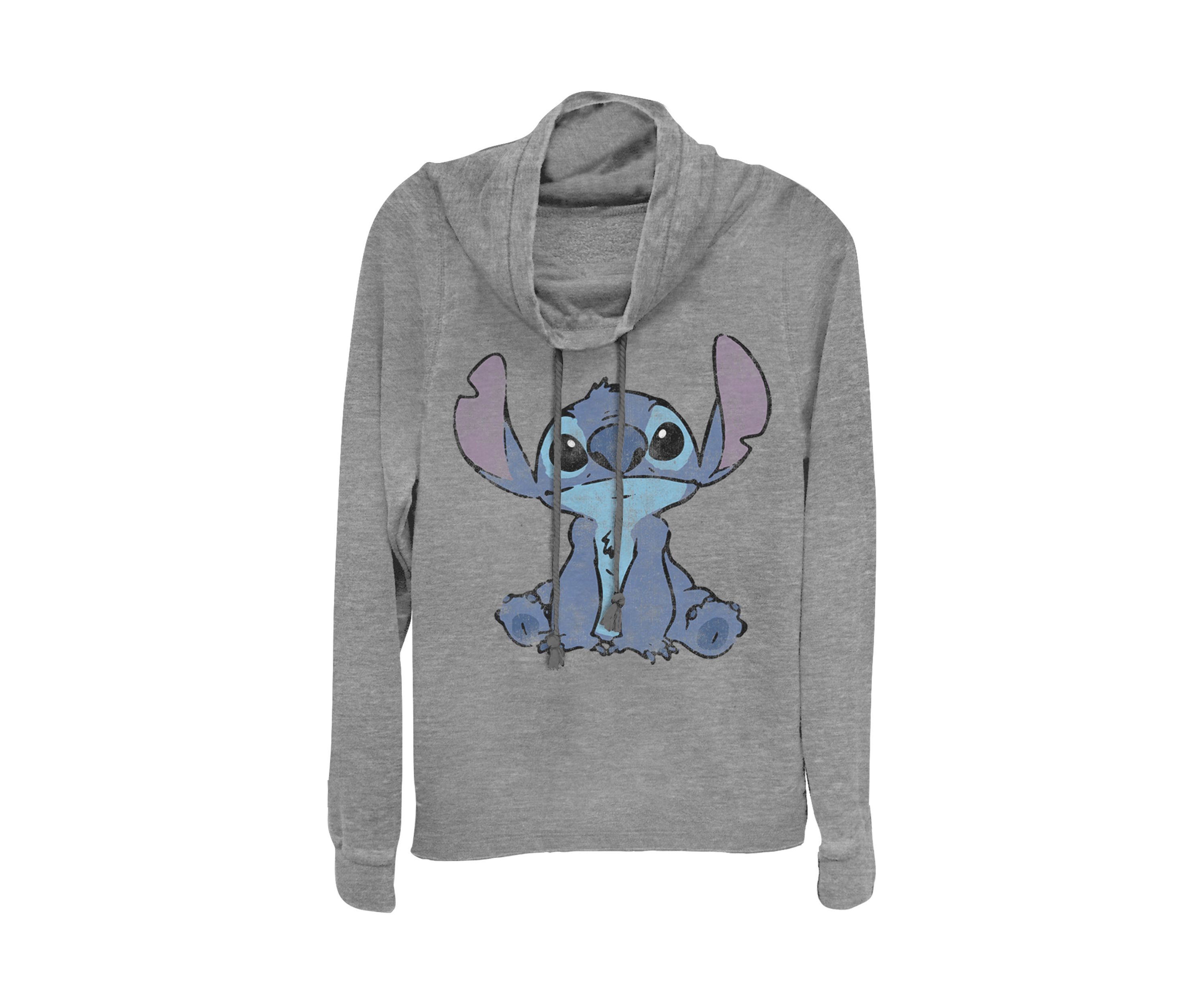 Juniors Licensed Disney Simply Stitch Pullover Top