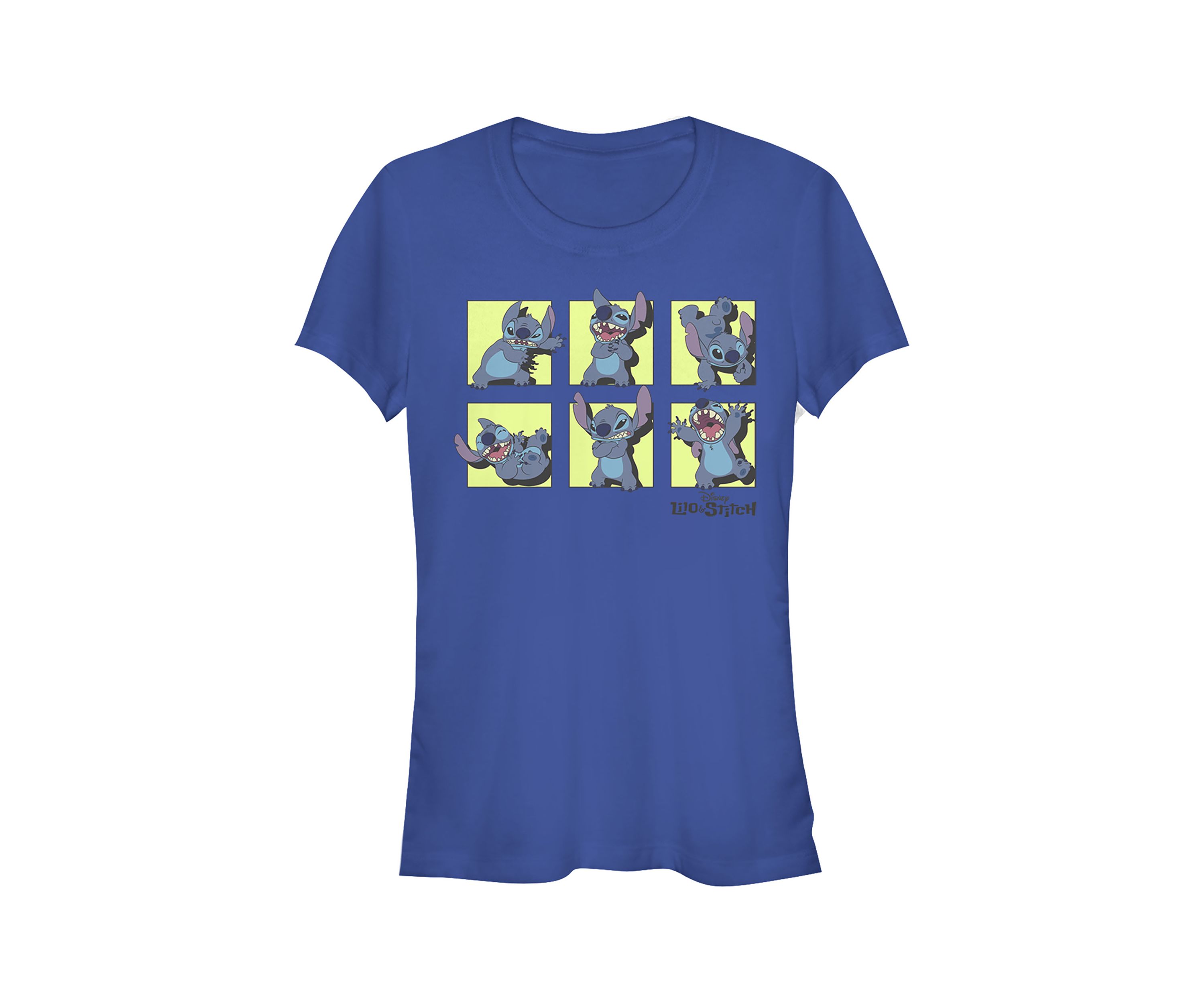 Juniors Licensed Disney Stitch Poses T-Shirt