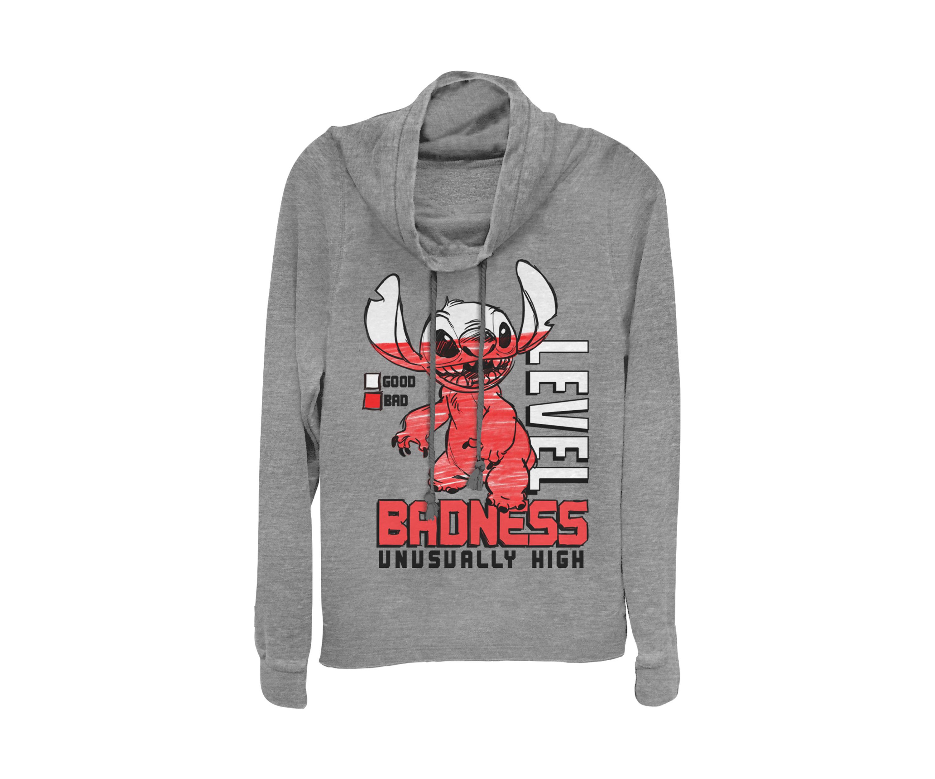 Juniors Licensed Disney Badness Level Pullover Top