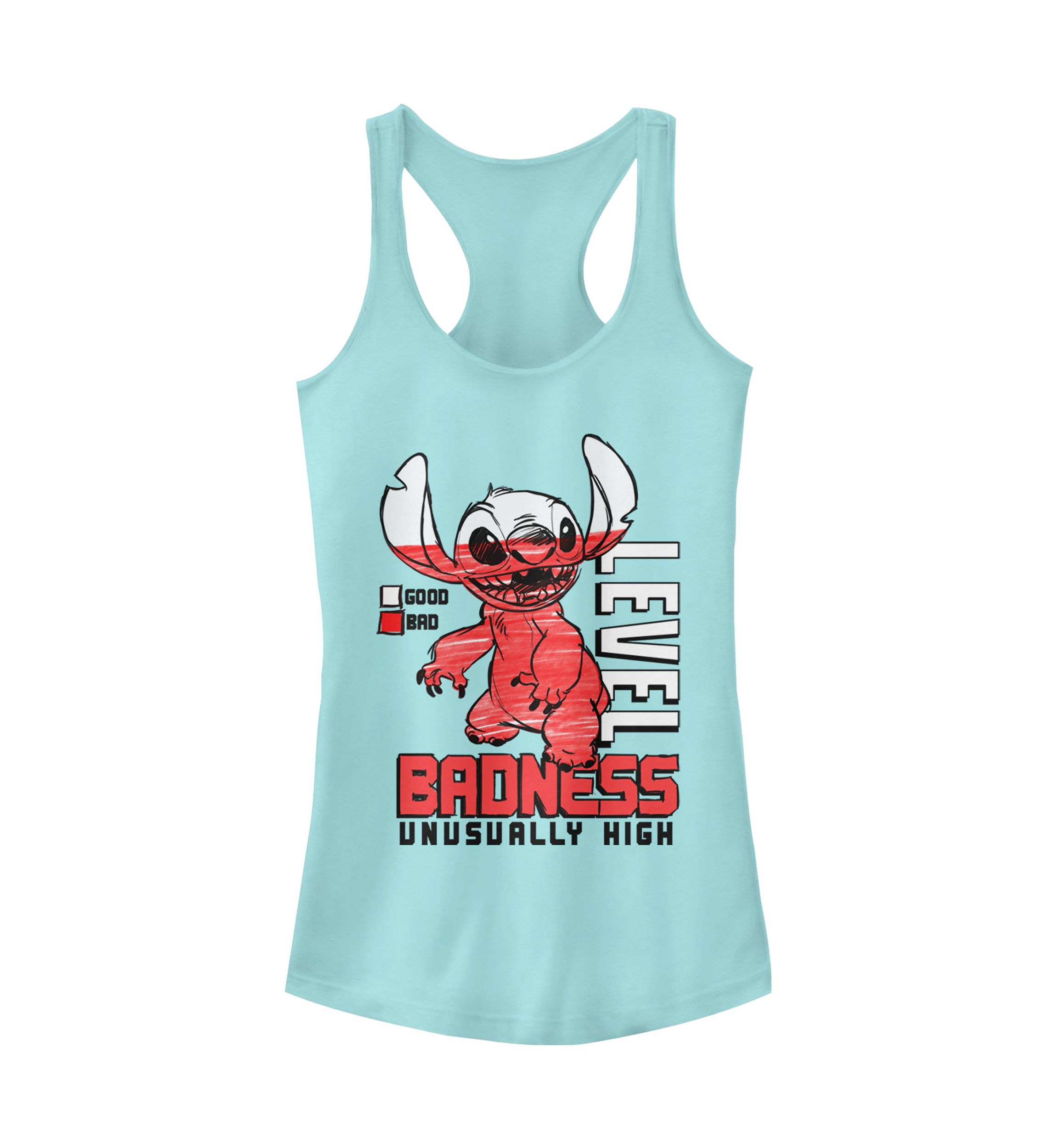 Juniors Licensed Disney Badness Level Tank Top