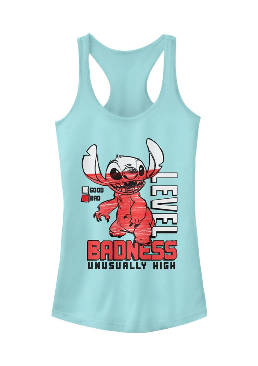 Juniors Licensed Disney Badness Level Tank Top