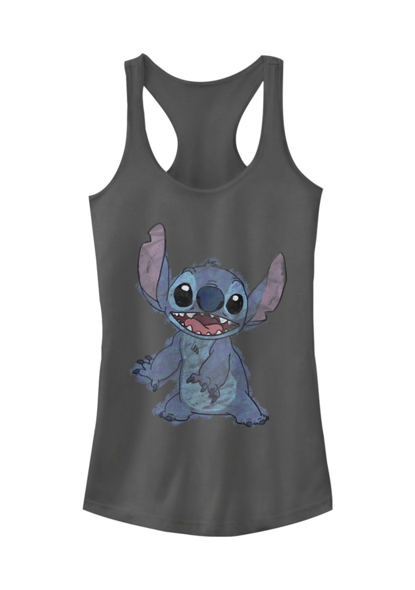 Juniors Licensed Disney Sketchy Stitch Tank Top