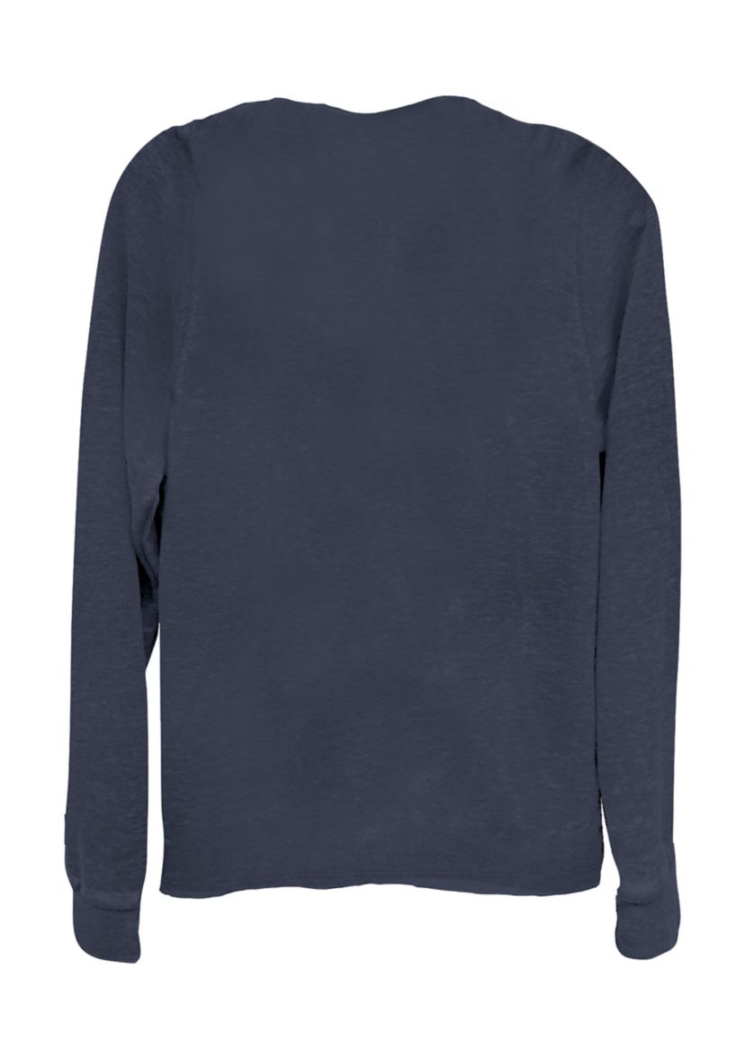 Juniors Licensed Disney Bright Stitch Pullover Top
