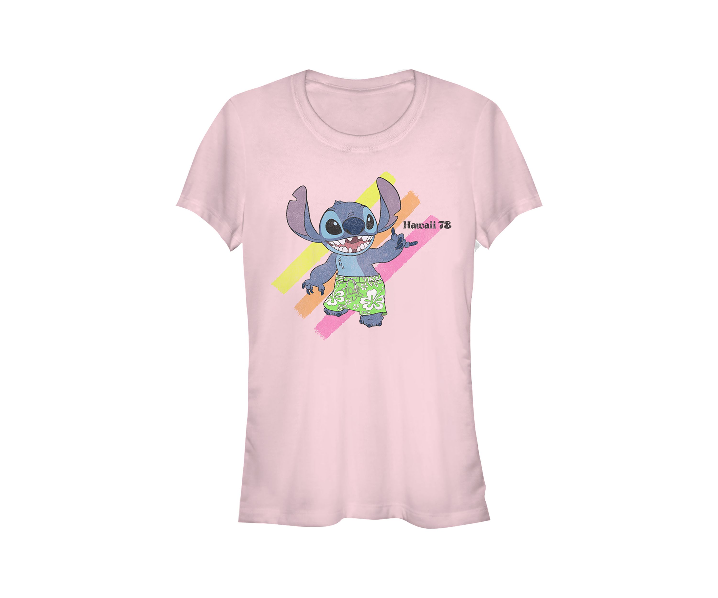 Juniors Licensed Disney Stitch Shaka T-Shirt