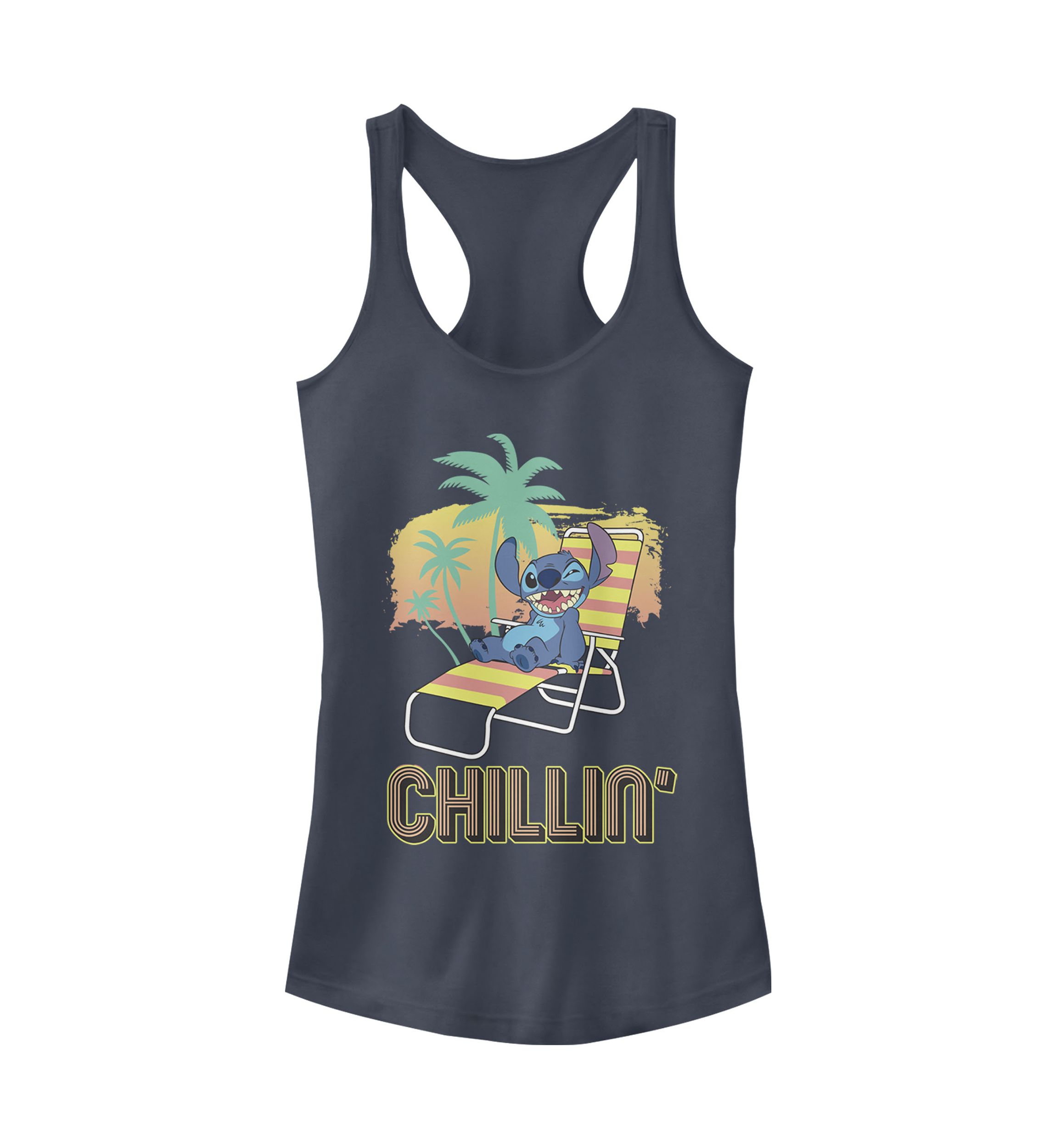 Juniors Officially Licensed Disney Lilo and Stitch Tank Top
