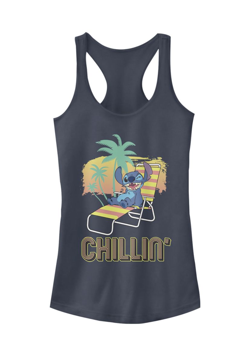 Juniors Officially Licensed Disney Lilo and Stitch Tank Top