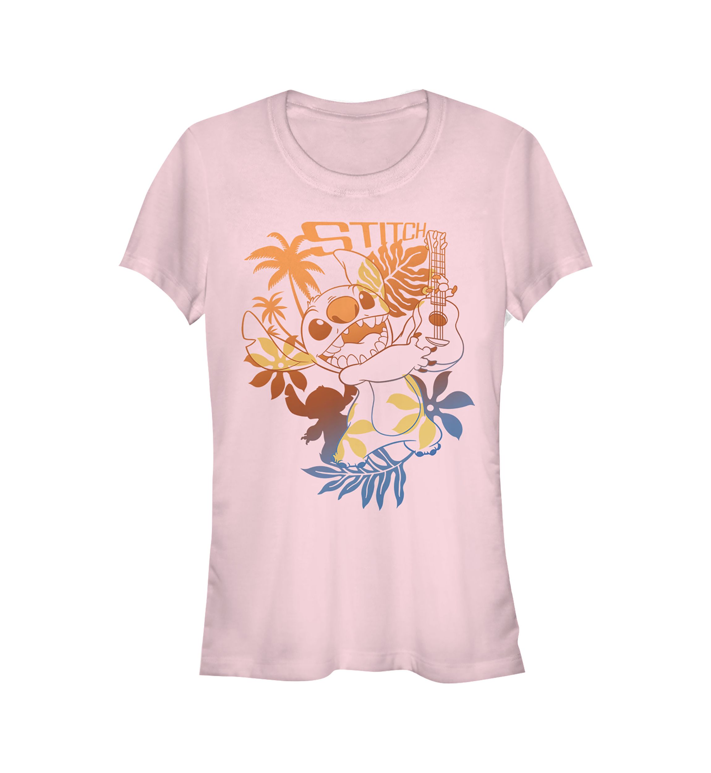 Juniors Licensed Disney Aloha Stitch T-Shirt