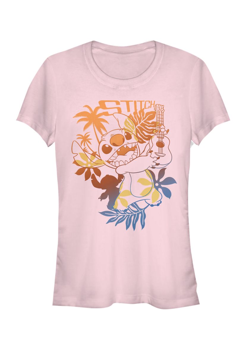 Juniors Licensed Disney Aloha Stitch T-Shirt