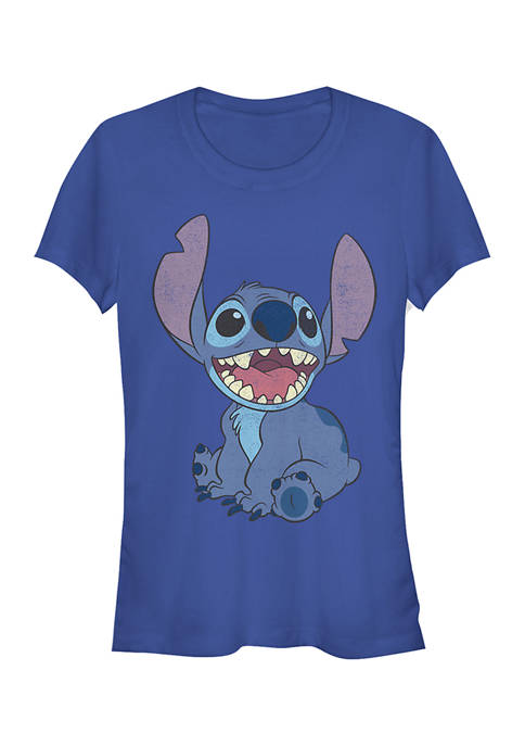Disney® Juniors Licensed Disney Basic Happy Stitch T-Shirt