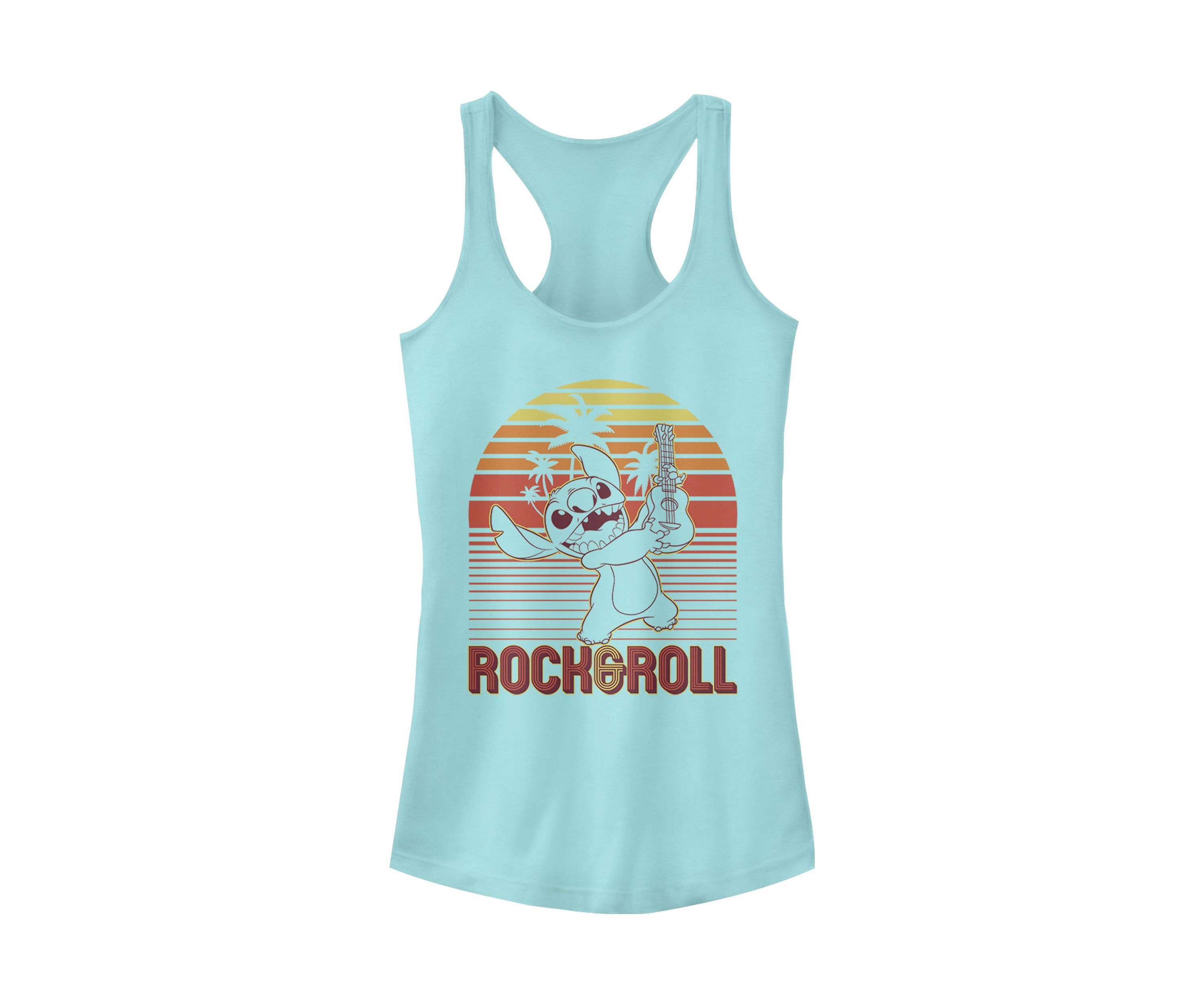 Juniors Licensed Disney Rock And Roll Stitch Tank Top