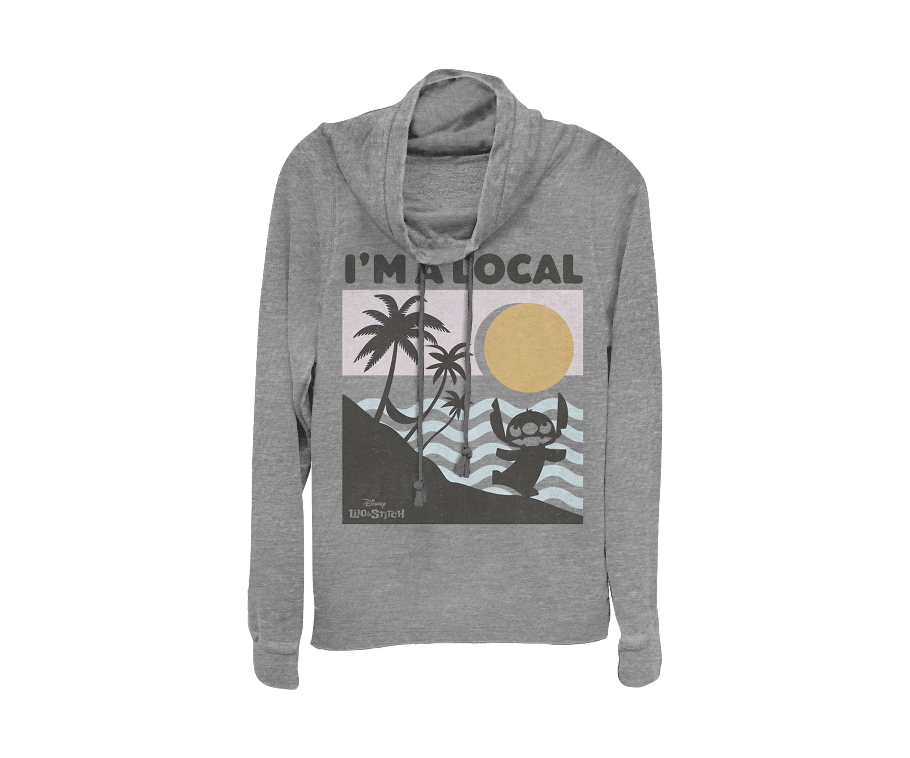 Juniors Licensed Disney Beach Scene Pullover Top