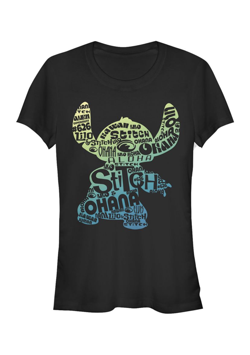 Juniors Officially Licensed Disney Lilo and Stitch T-Shirt