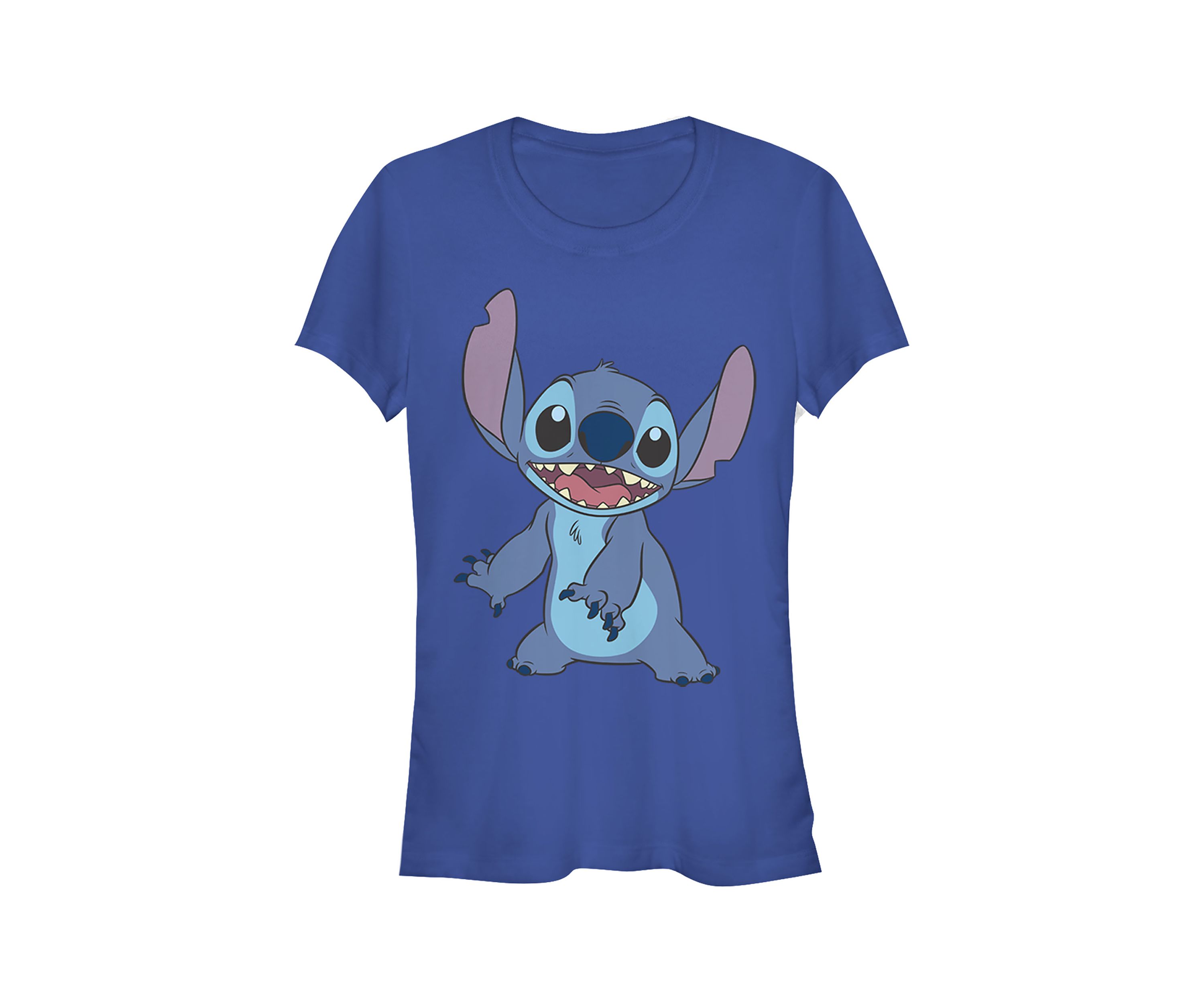 Juniors Licensed Disney Basic Stitch T-Shirt