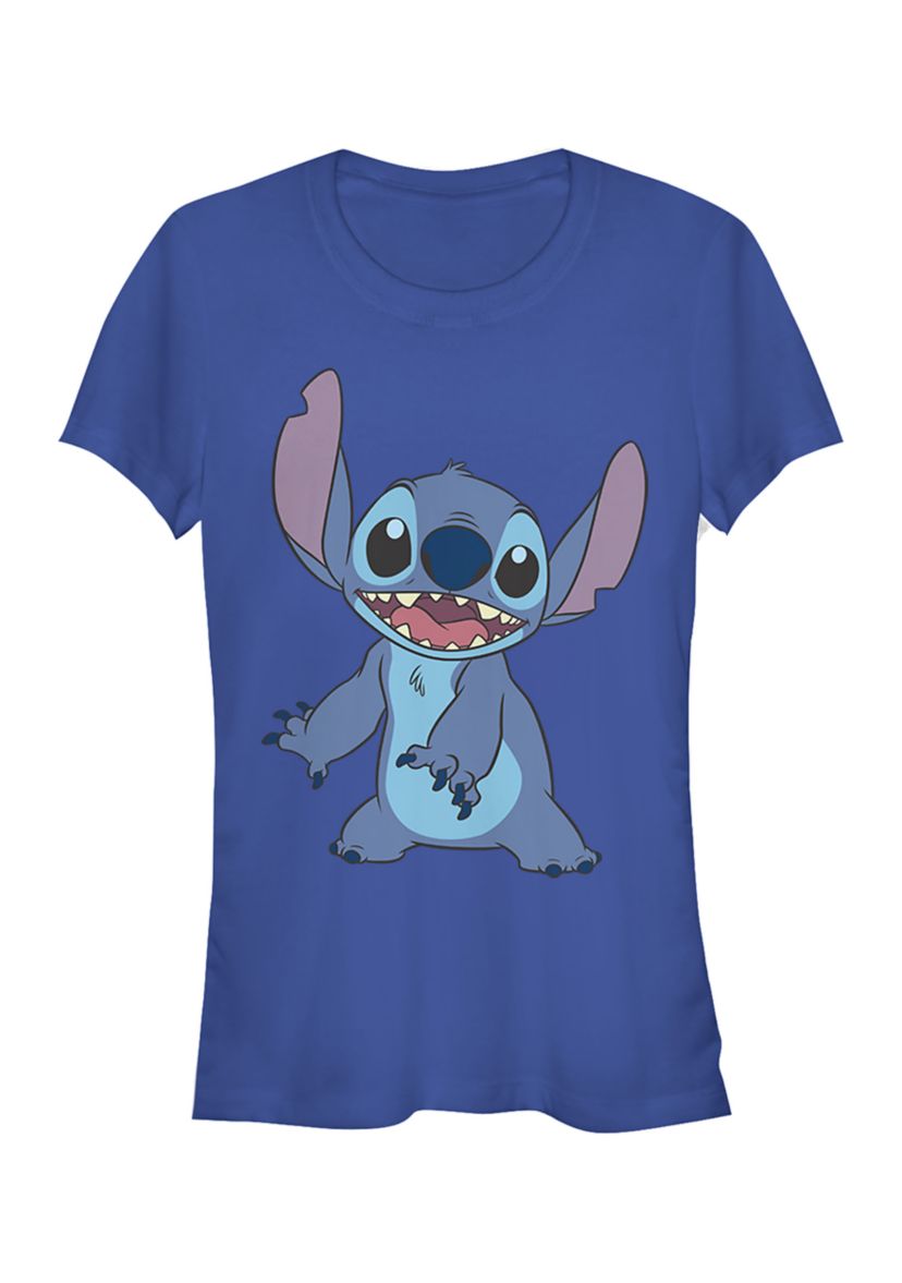 Juniors Licensed Disney Basic Stitch T-Shirt