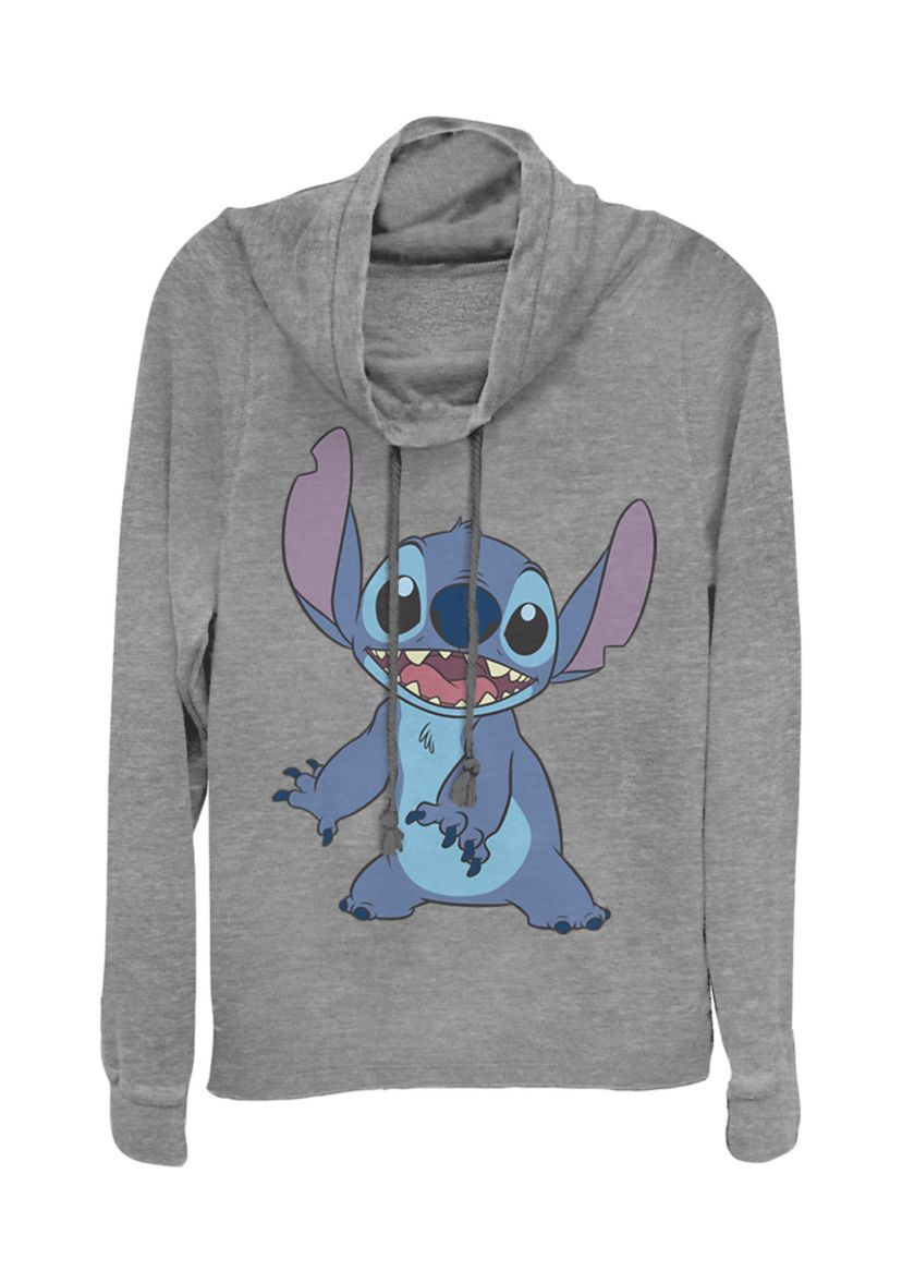 Juniors Licensed Disney Basic Stitch Pullover Top