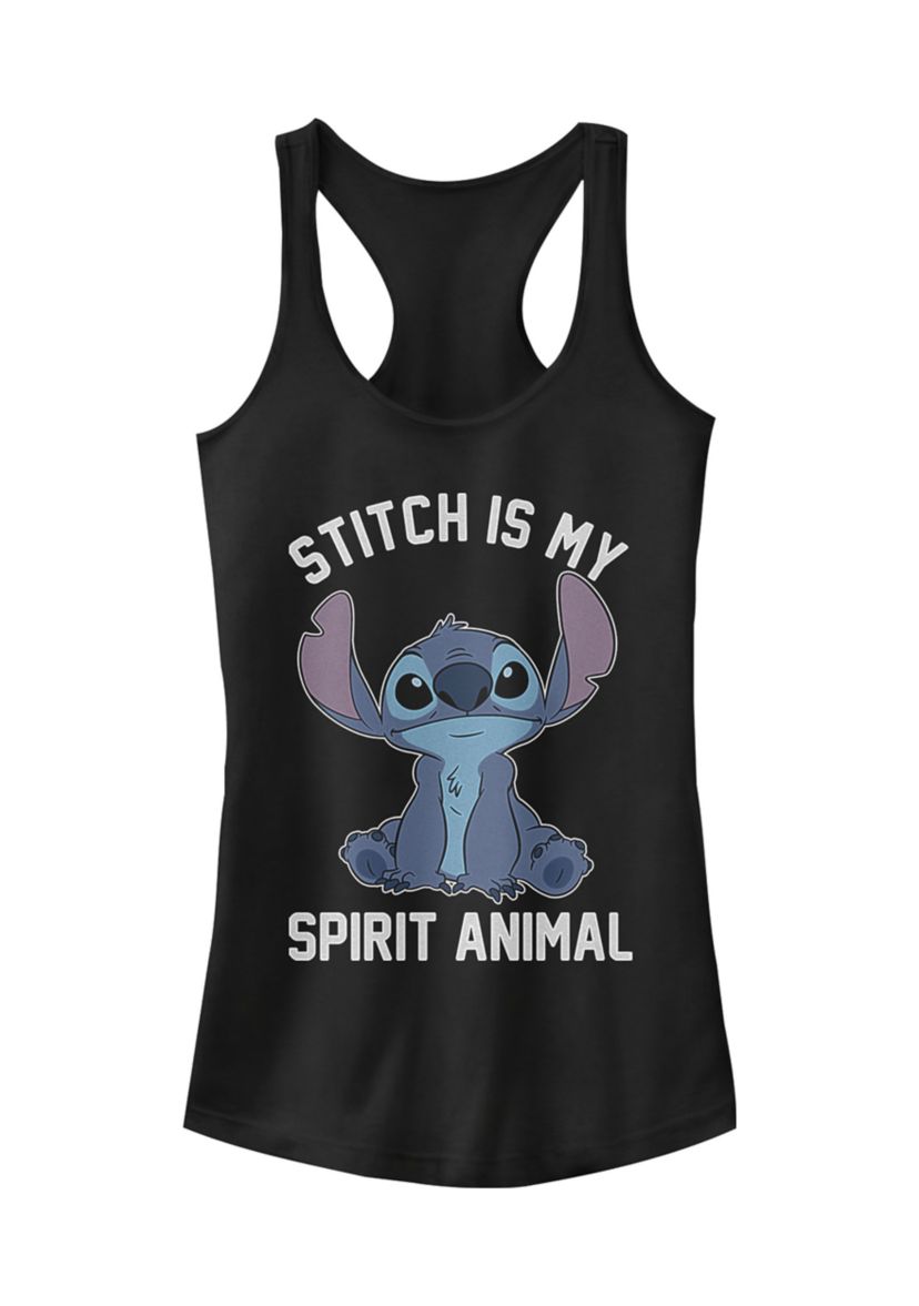 Juniors Licensed Disney Stitch Spirital Animal Tank Top