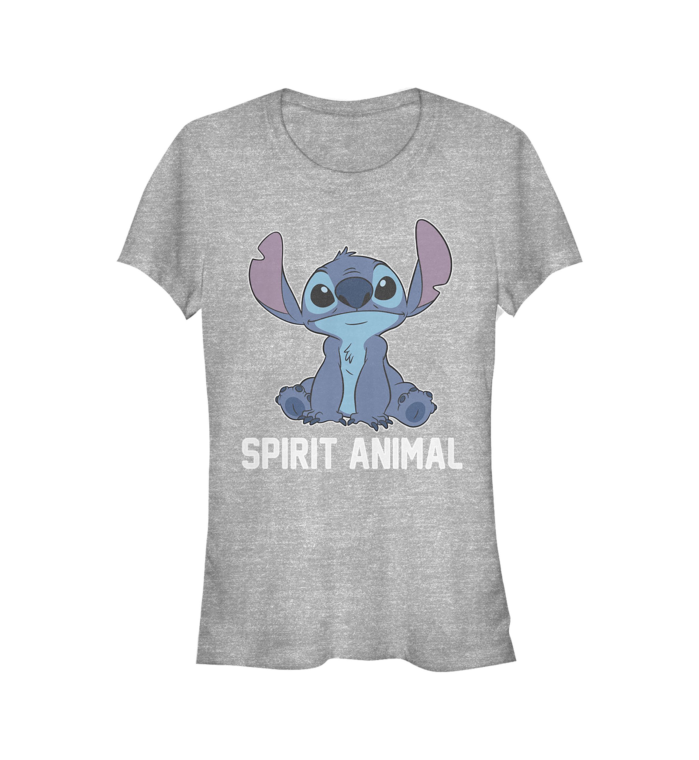 Juniors Licensed Disney Stitch Spirit Animal V2 T-Shirt