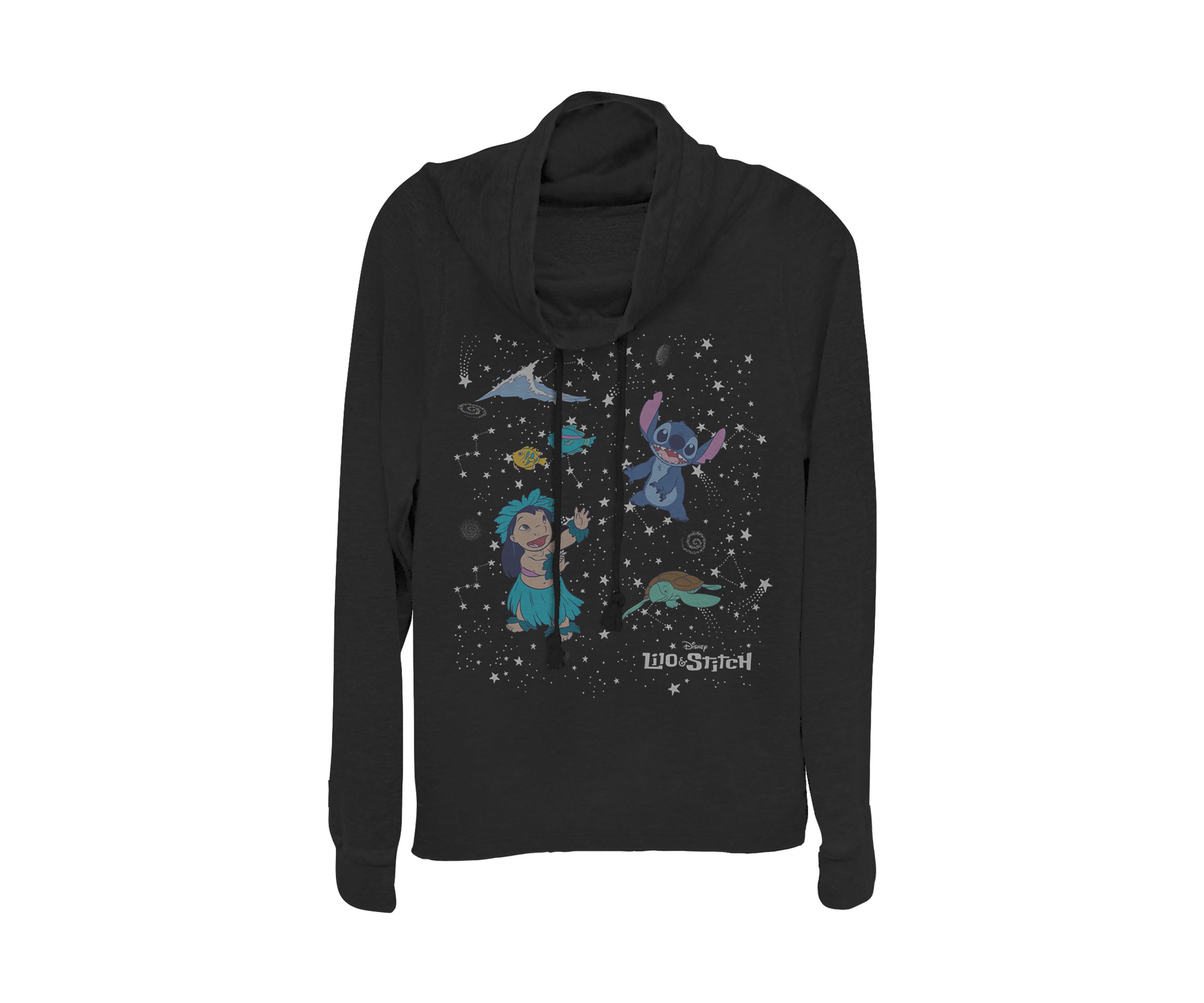 Juniors Licensed Disney Constelation Lilo Stitch Pullover Top