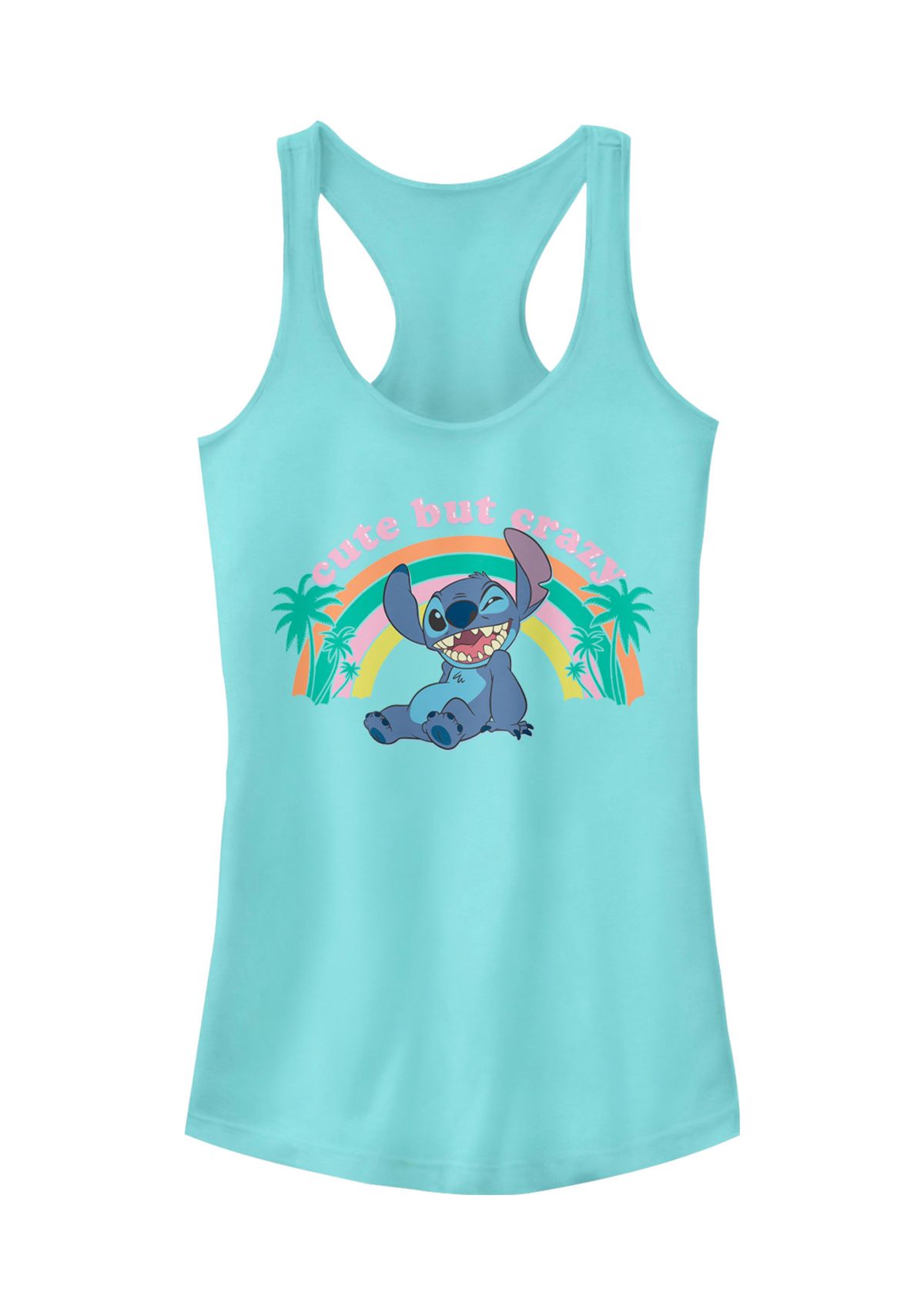 Juniors Licensed Disney Kawaii Stitch Tank Top