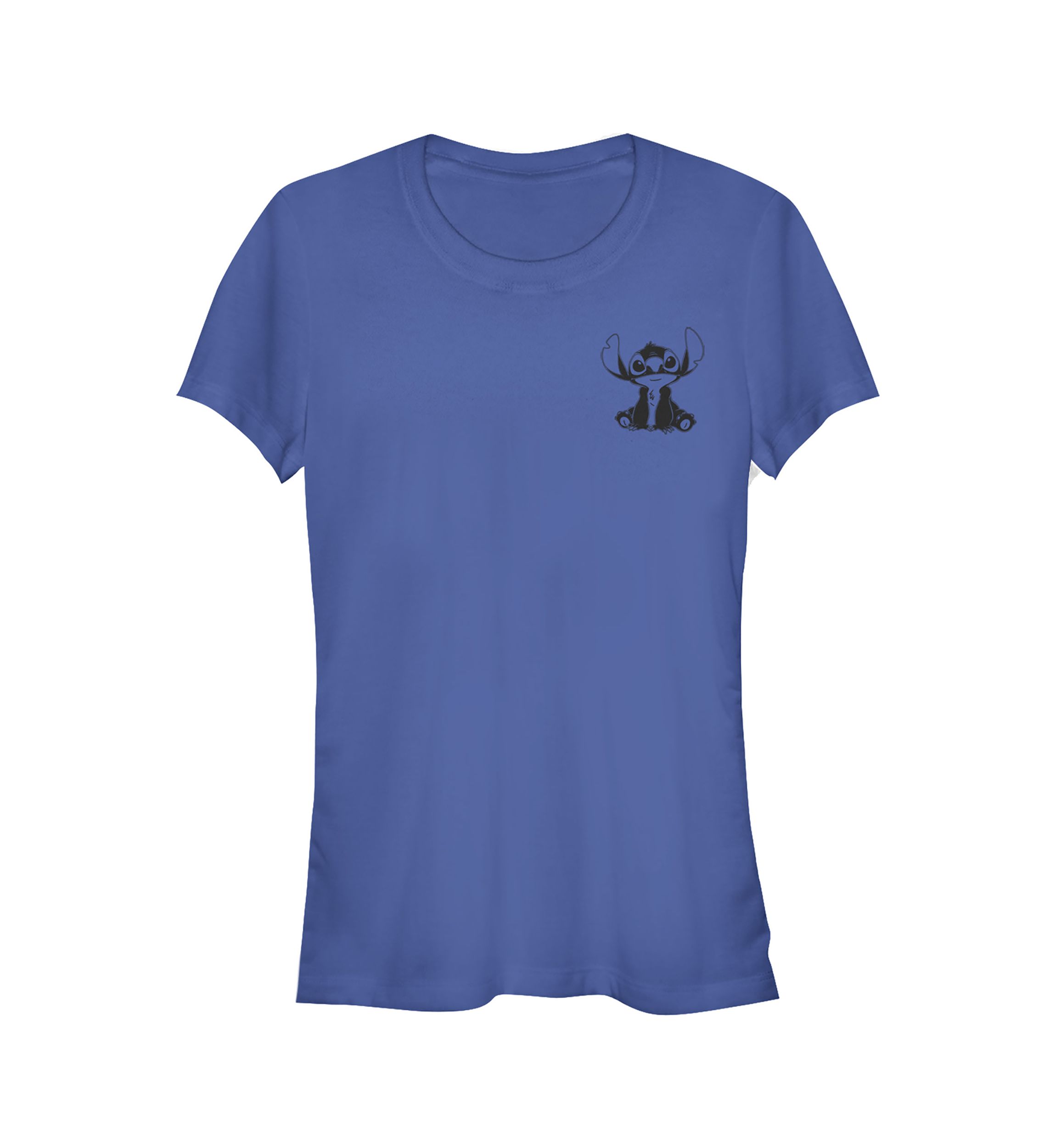 Juniors Licensed Disney Vintage Lined Stitch T-Shirt