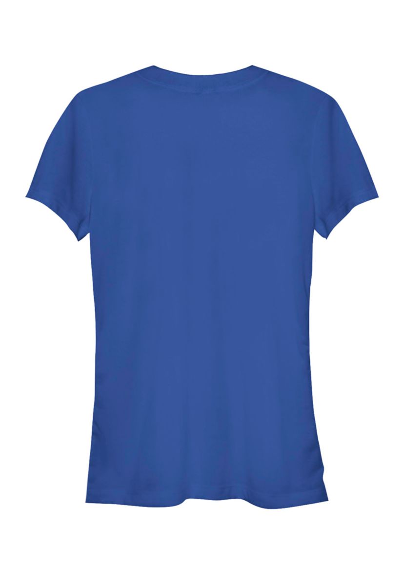 Juniors Licensed Disney Vintage Lined Stitch T-Shirt