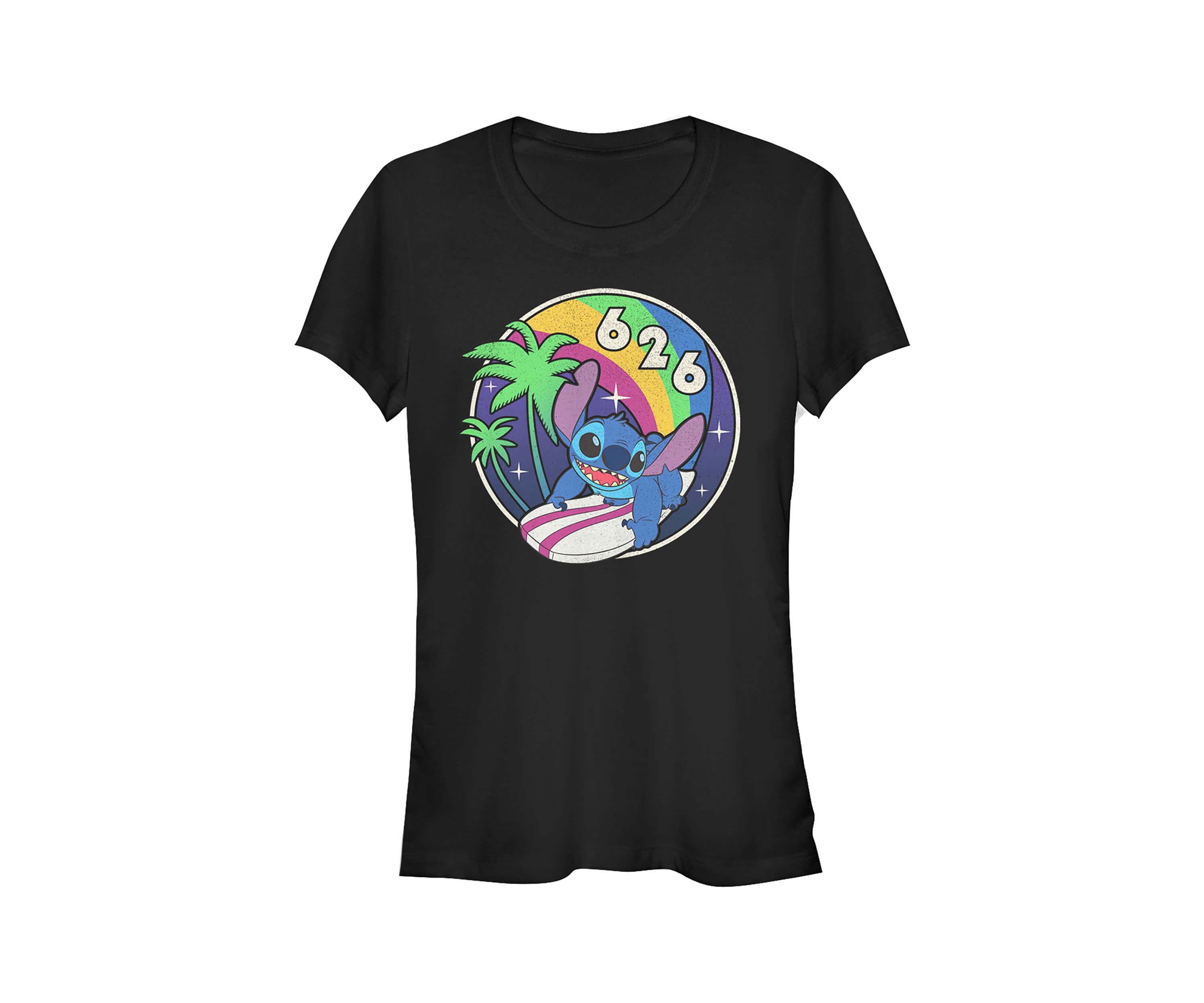 Retro Rainbow Graphic T-Shirt