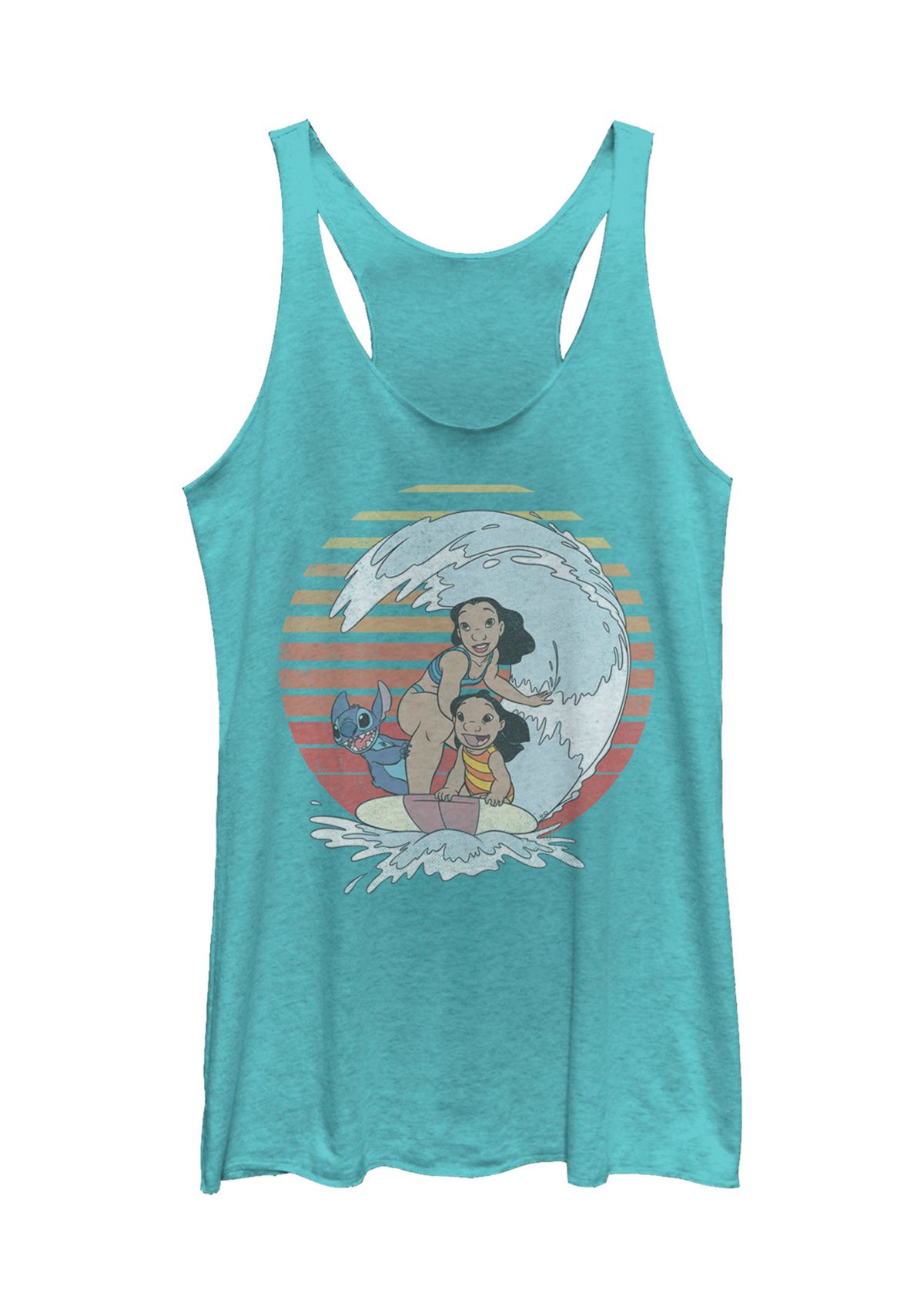 Lilo & Stitch Retro Rainbow Graphic Tank | Belk