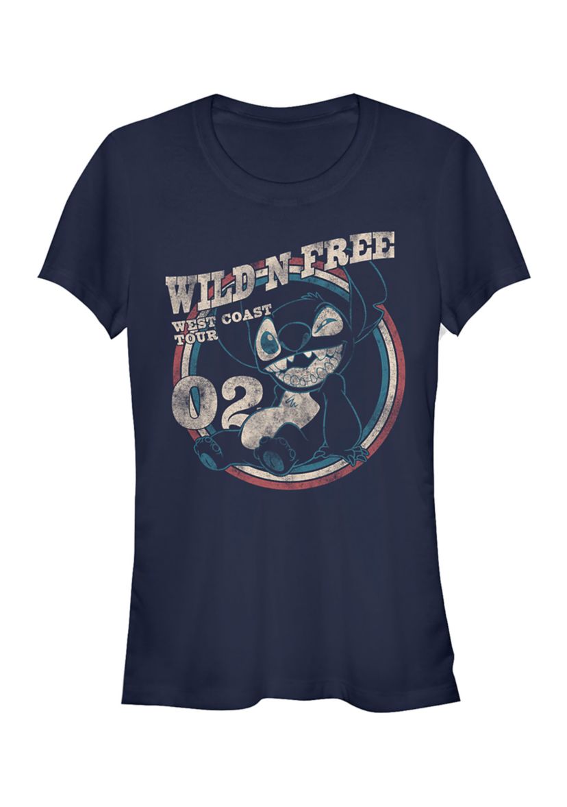 Juniors Licensed Disney Americana Circle T-Shirt