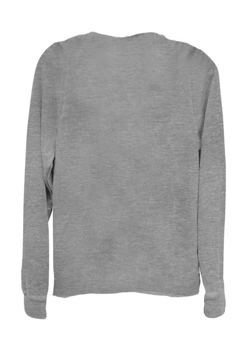 Juniors Licensed Disney Halftone Stitch Pullover Top