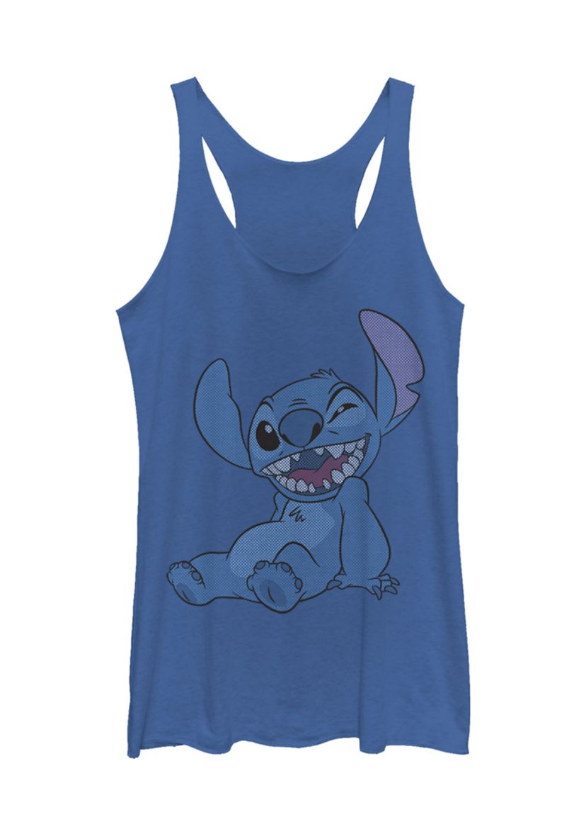 Juniors Licensed Disney Halftone Stitcha Tank Top