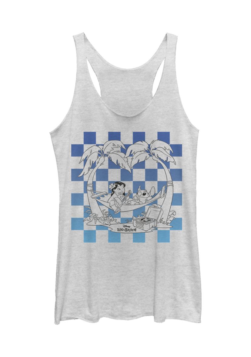 Juniors Licensed Disney Lilo And Stitch Group Tank Top