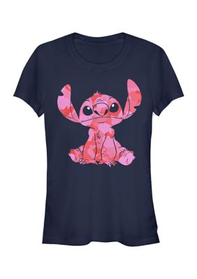 Women's Junior's Licensed Disney Stitch Heart Fill T-Shirt