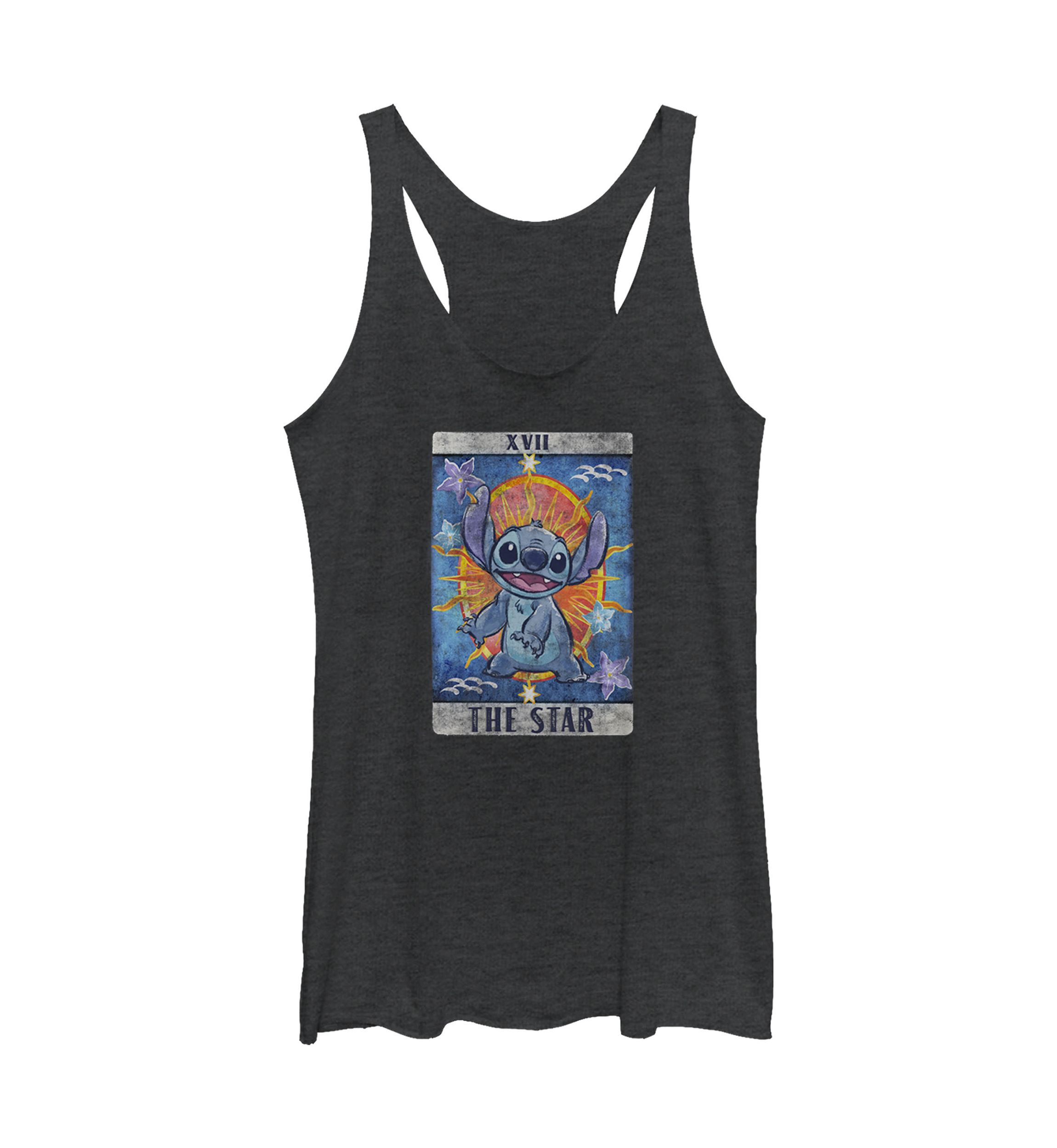 Juniors Licensed Disney Stitch Tarot Tank Top