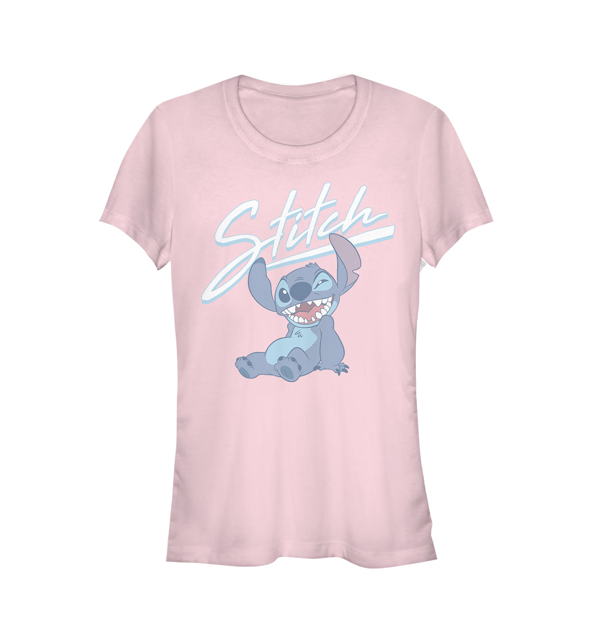 Juniors Licensed Disney Stitch Wink T-Shirt