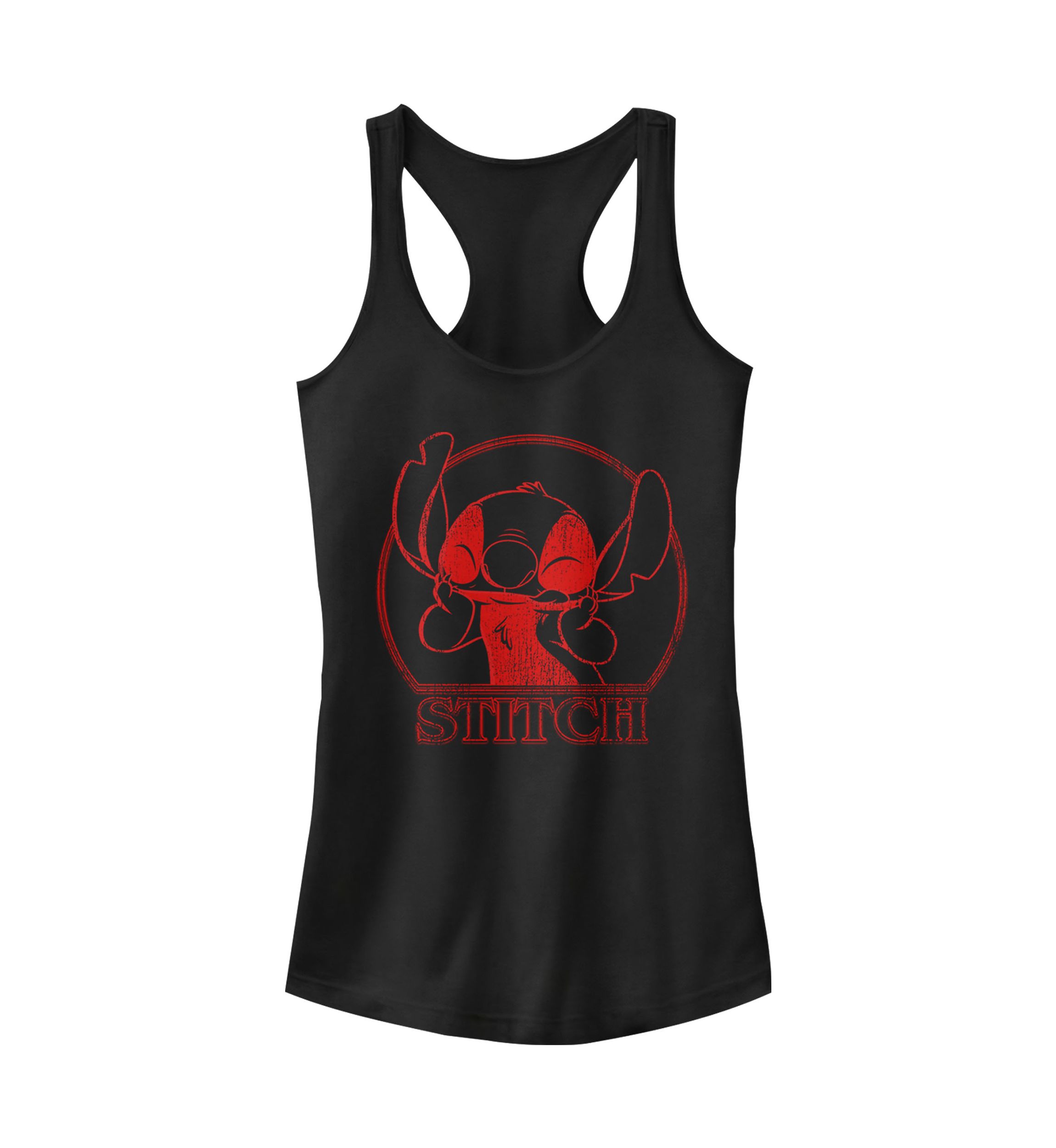Juniors Licensed Disney Stranger Stitch Tank Top