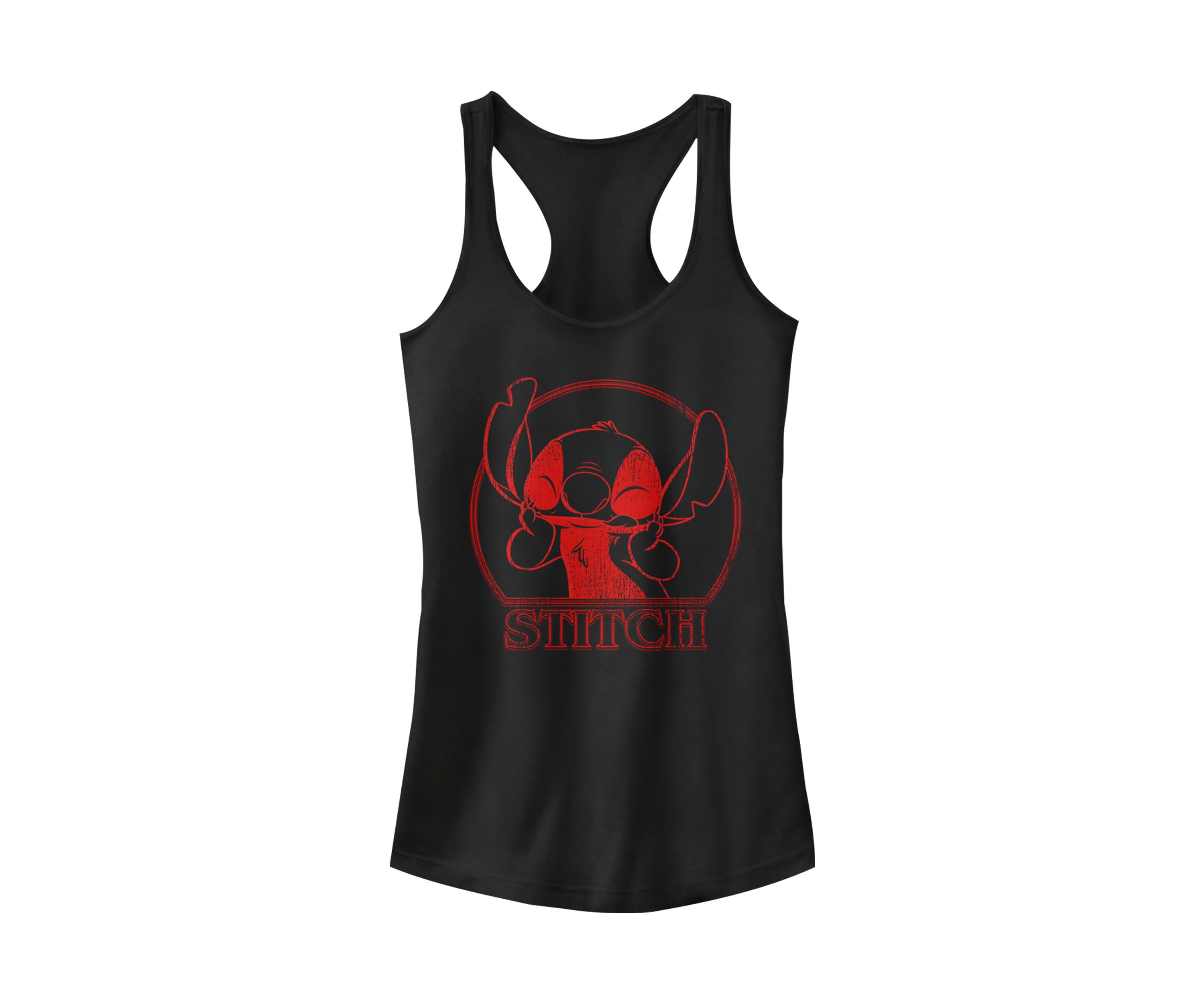 Juniors Licensed Disney Stranger Stitch Tank Top