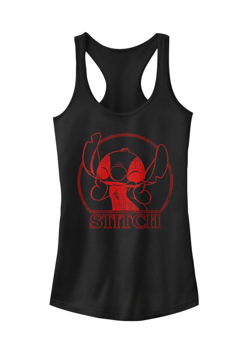 Juniors Licensed Disney Stranger Stitch Tank Top