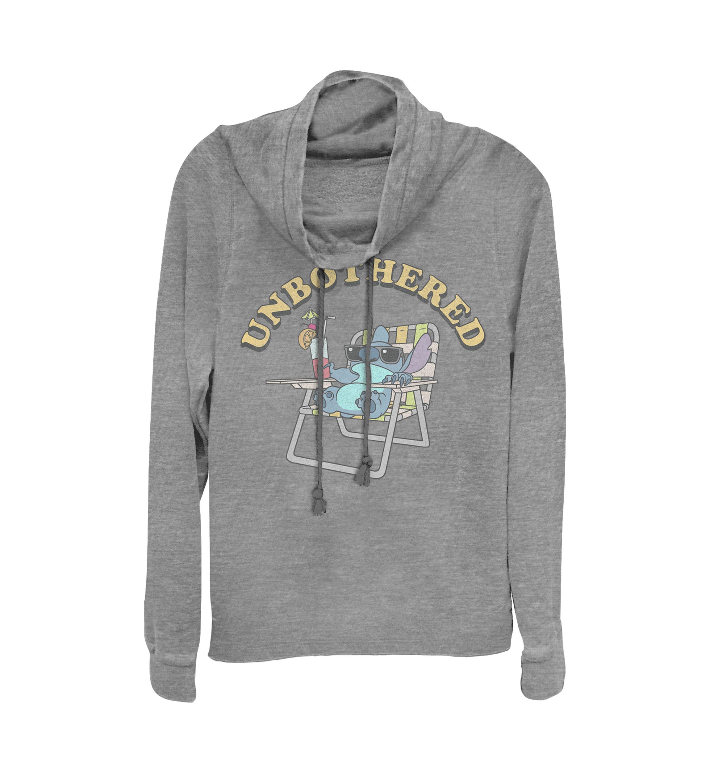 Juniors Licensed Disney Unbothered Pullover Top