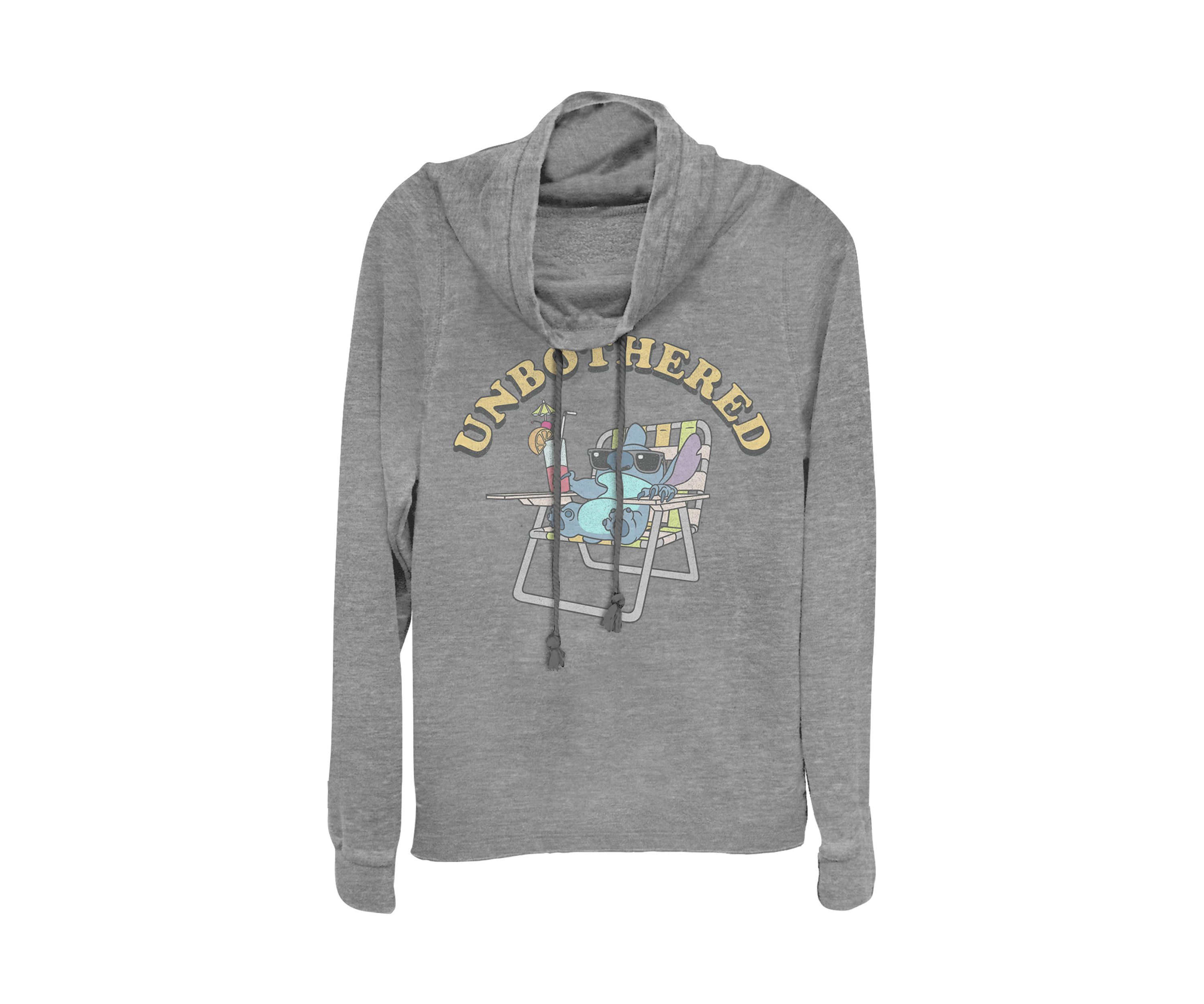 Juniors Licensed Disney Unbothered Pullover Top