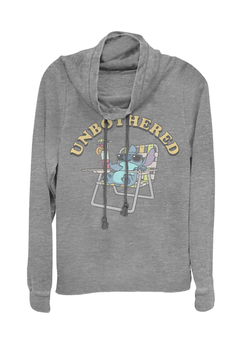 Juniors Licensed Disney Unbothered Pullover Top