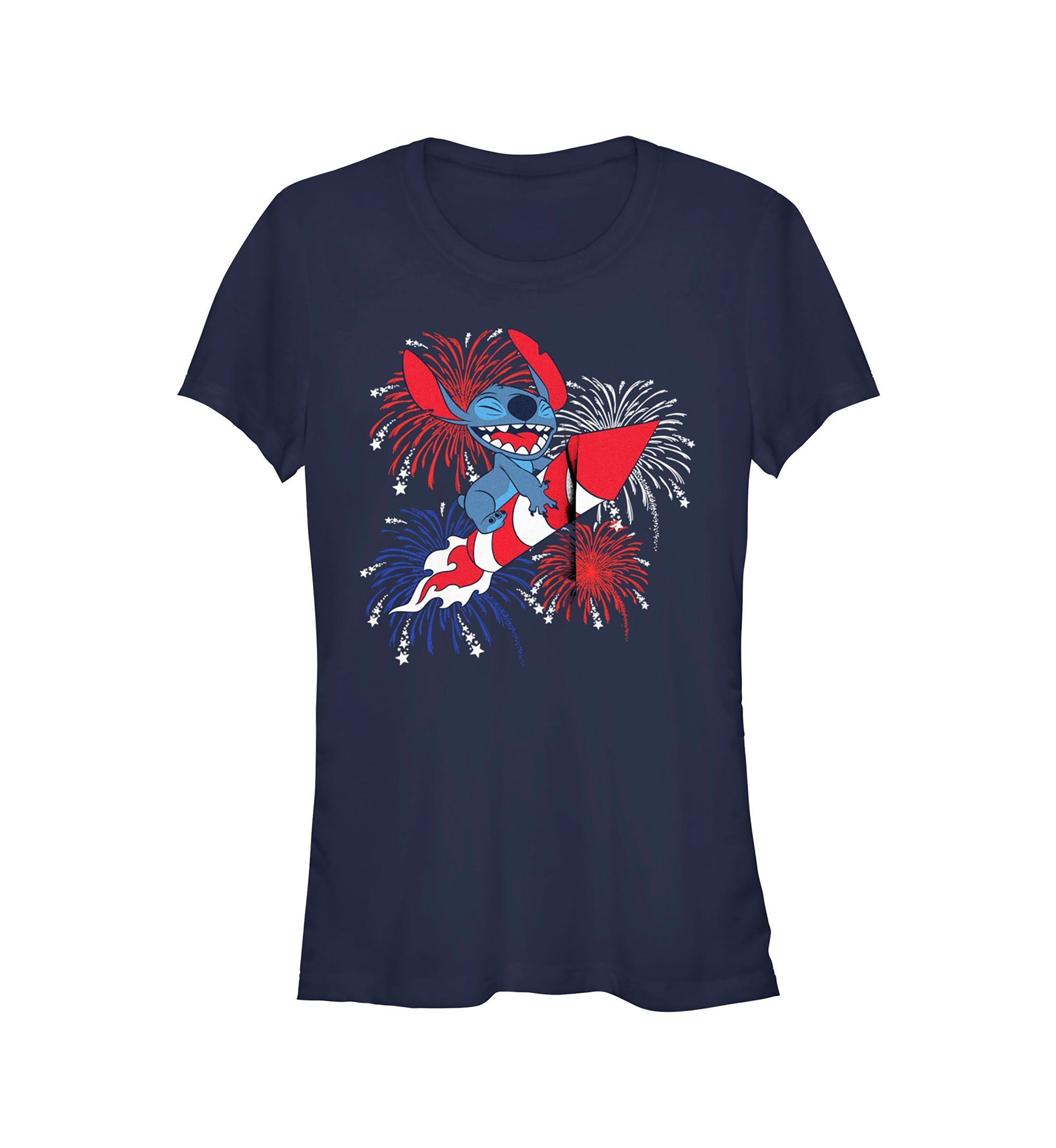 Stitch Fireworks Graphic T-Shirt