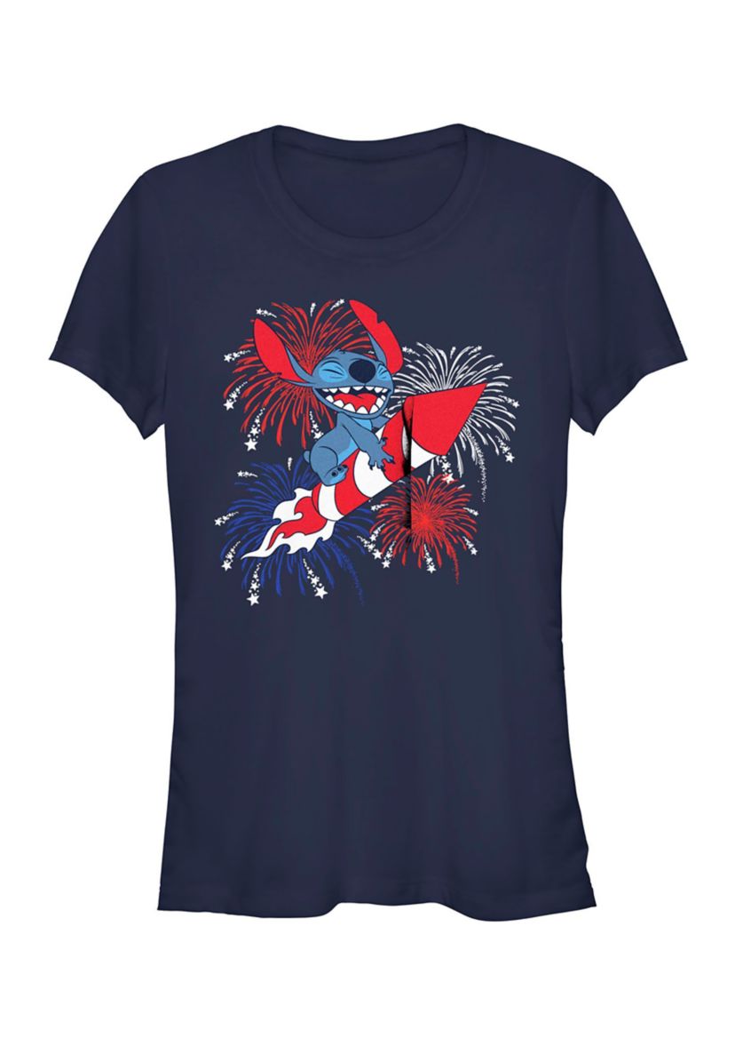 Stitch Fireworks Graphic T-Shirt