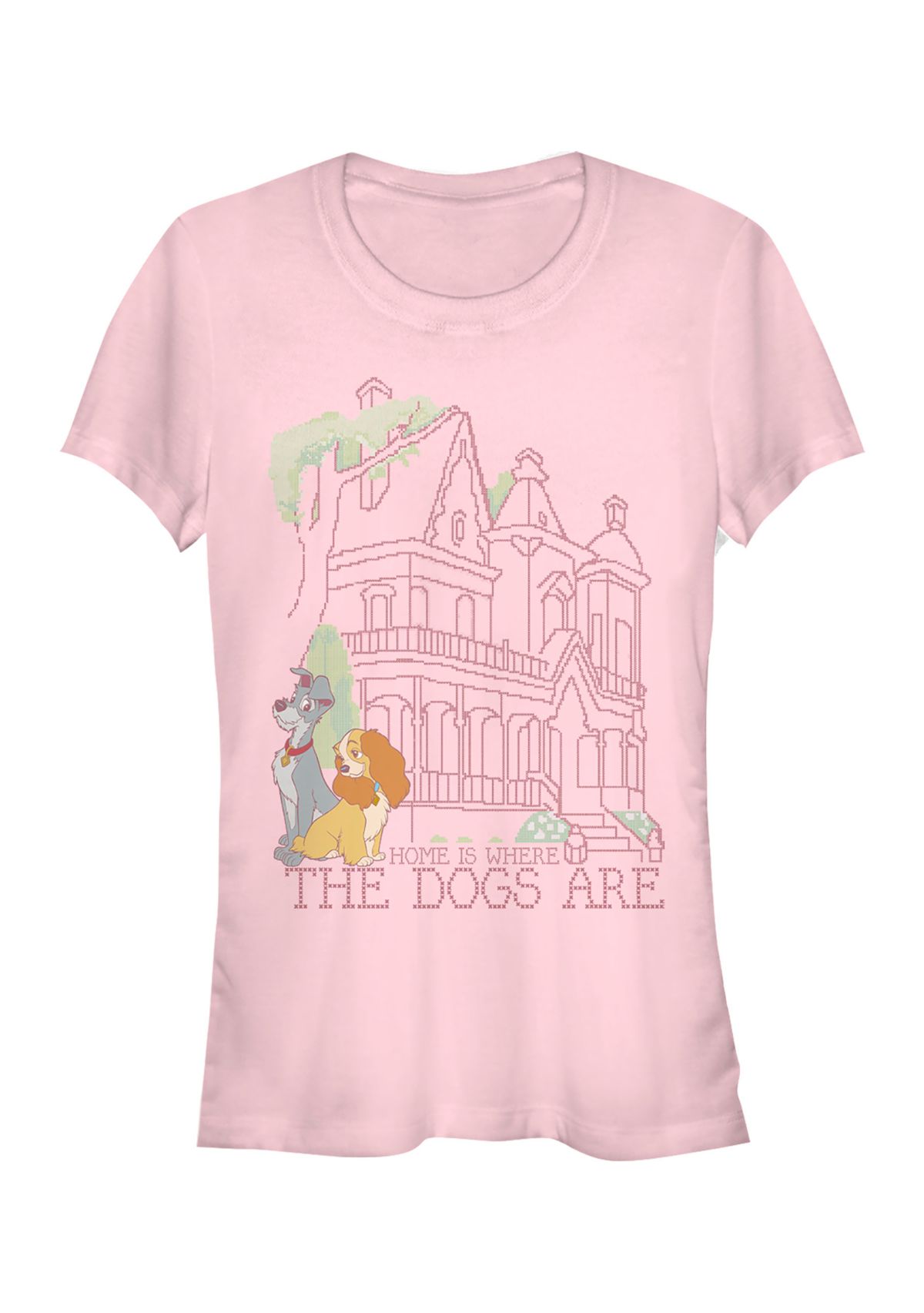 Juniors Officially Licensed Disney Lady and the Tramp T-Shirt