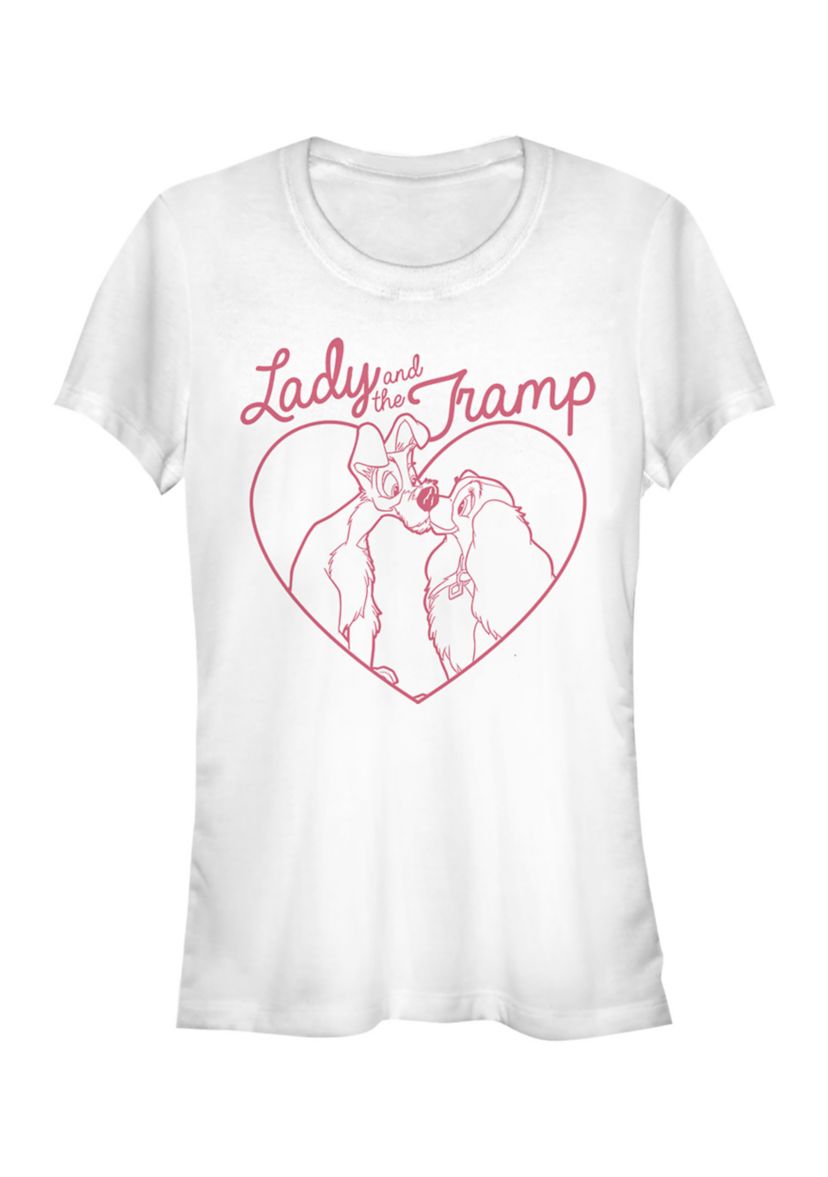 Juniors Licensed Disney Love Pups T-Shirt