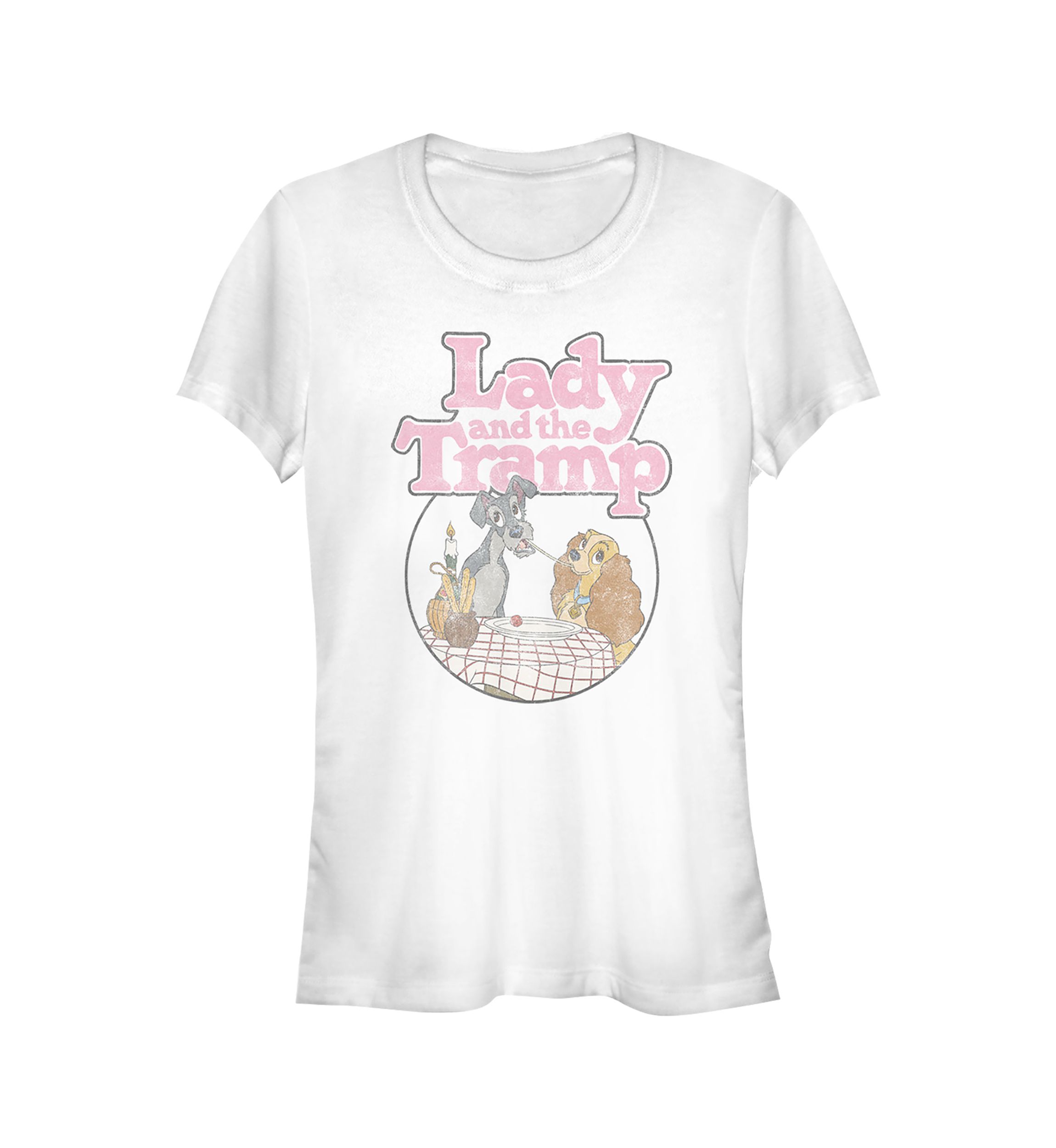 Juniors Licensed Disney Lady And The Tramp T-Shirt