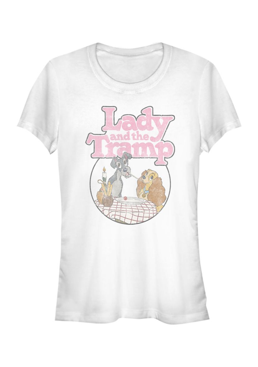 Juniors Licensed Disney Lady And The Tramp T-Shirt