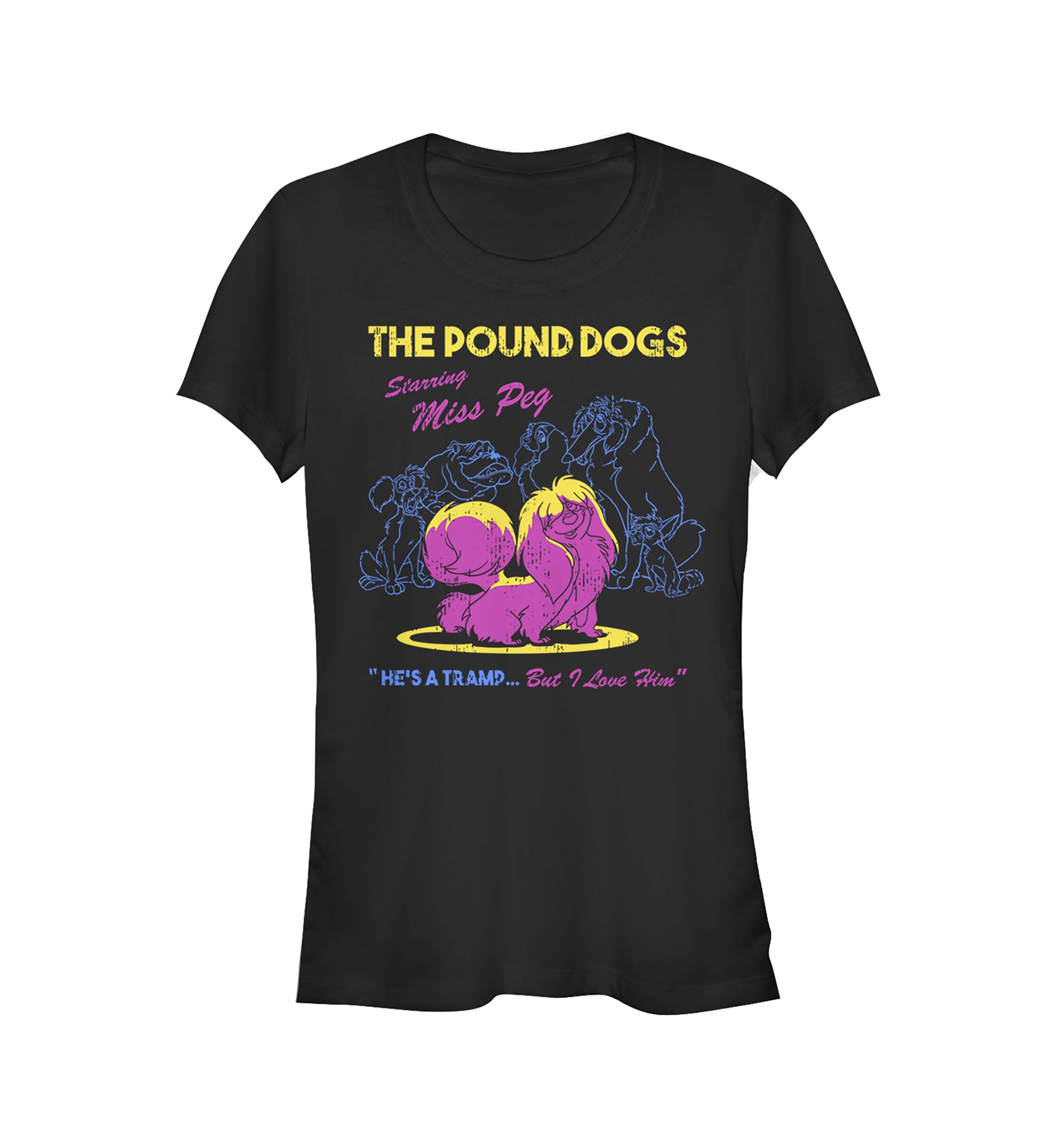 Juniors Licensed Disney Miss Peg T-Shirt